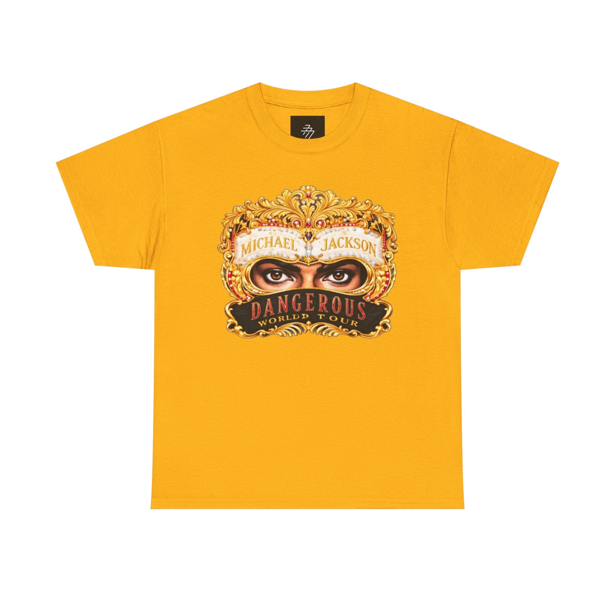Graphic Tee — 'Dangerous' Mask Eyes Vintage Album Art