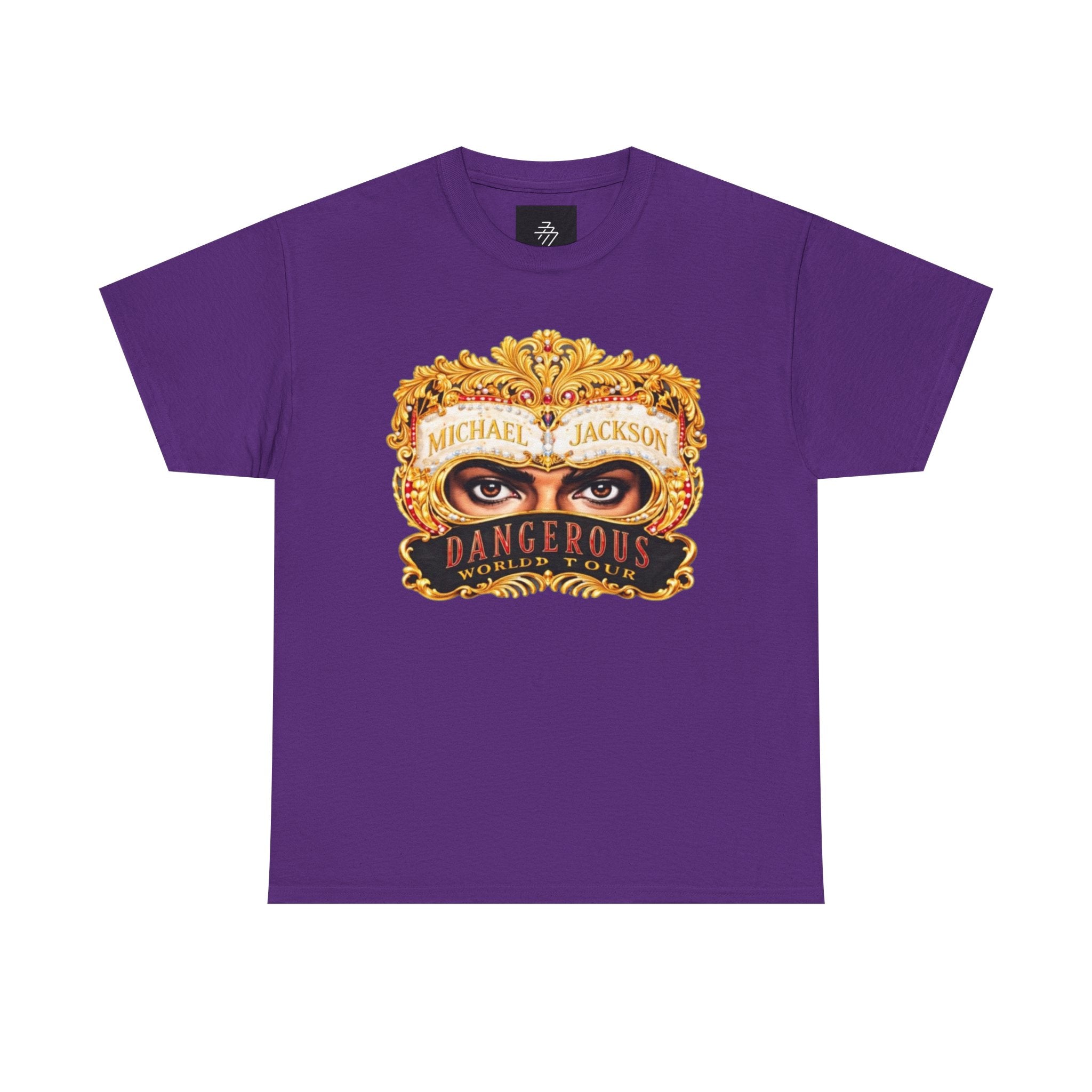 Graphic Tee — 'Dangerous' Mask Eyes Vintage Album Art