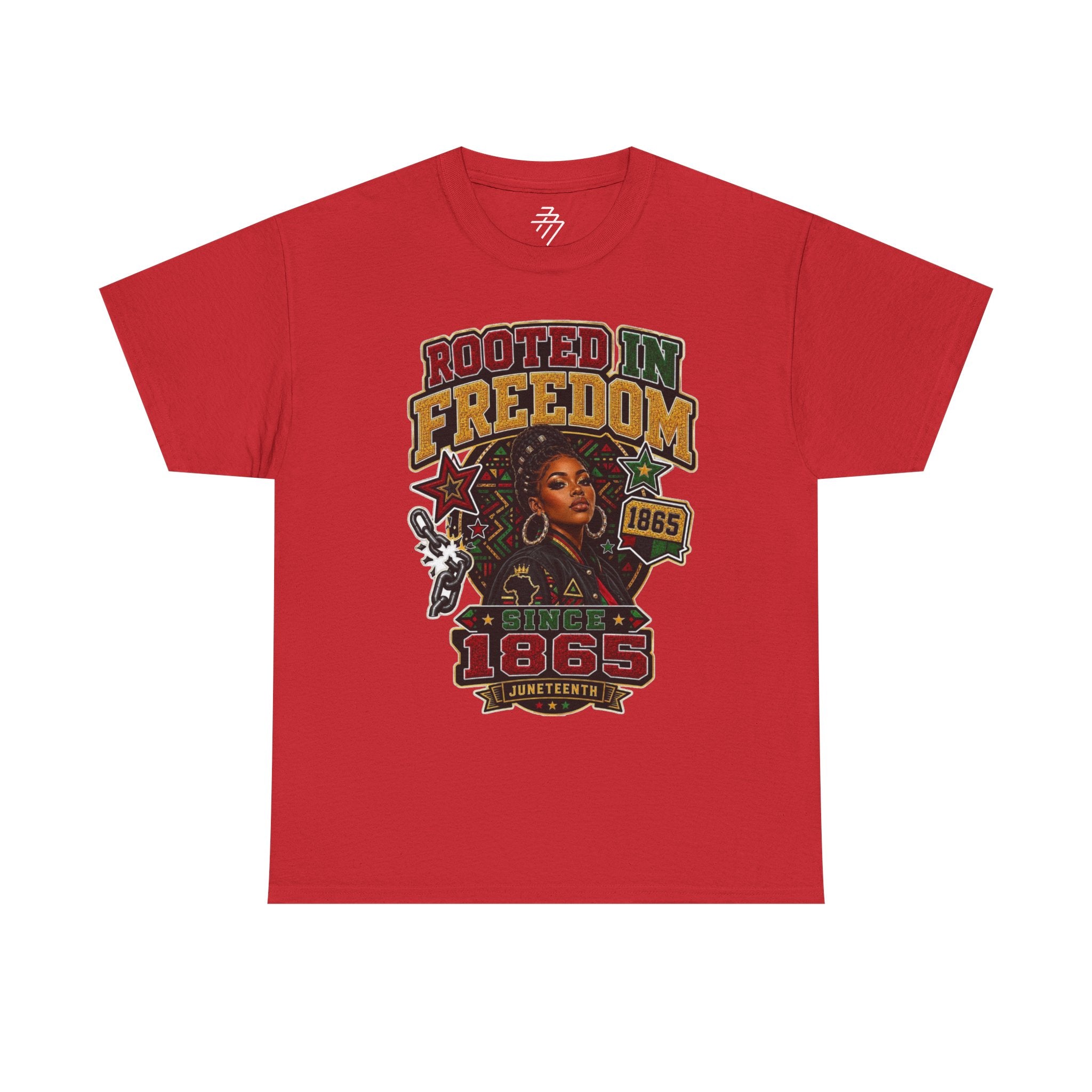 Rooted in Freedom 1865 Juneteenth Celebration Tee