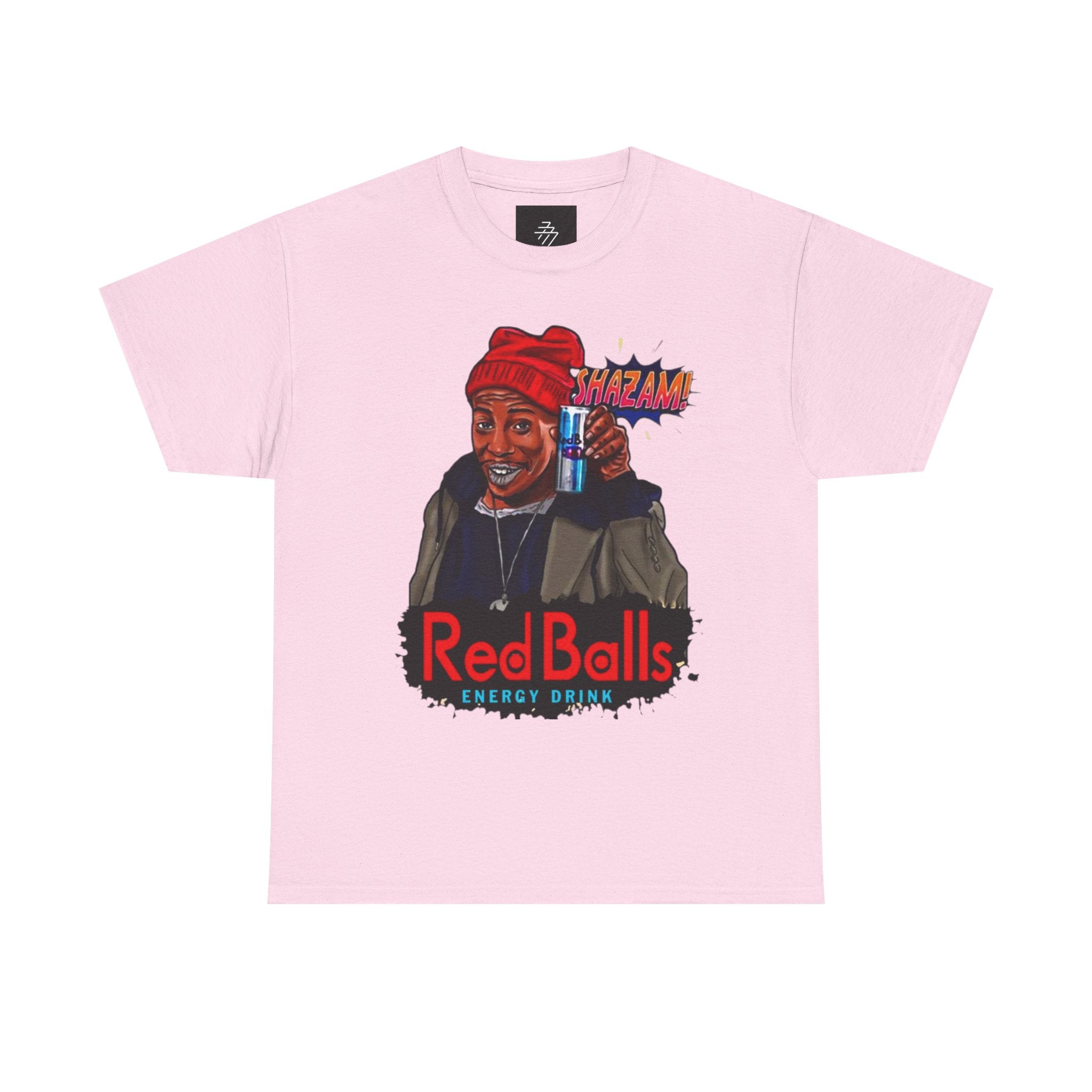 Red Balls energy drink graphic Tee | Retro streetwear illustration