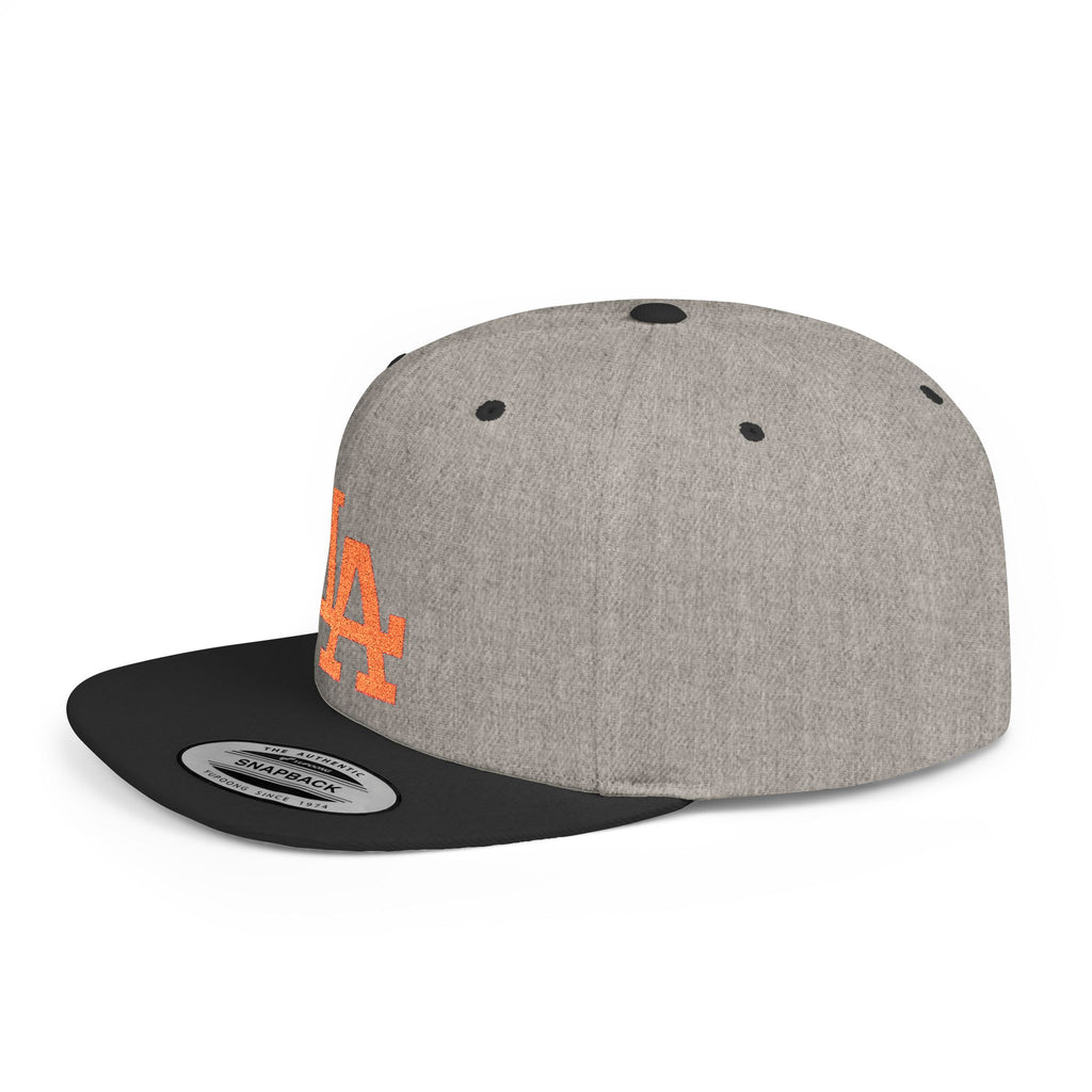 LA Snapback Flat Bill Snapback | Los Angeles Baseball Cap