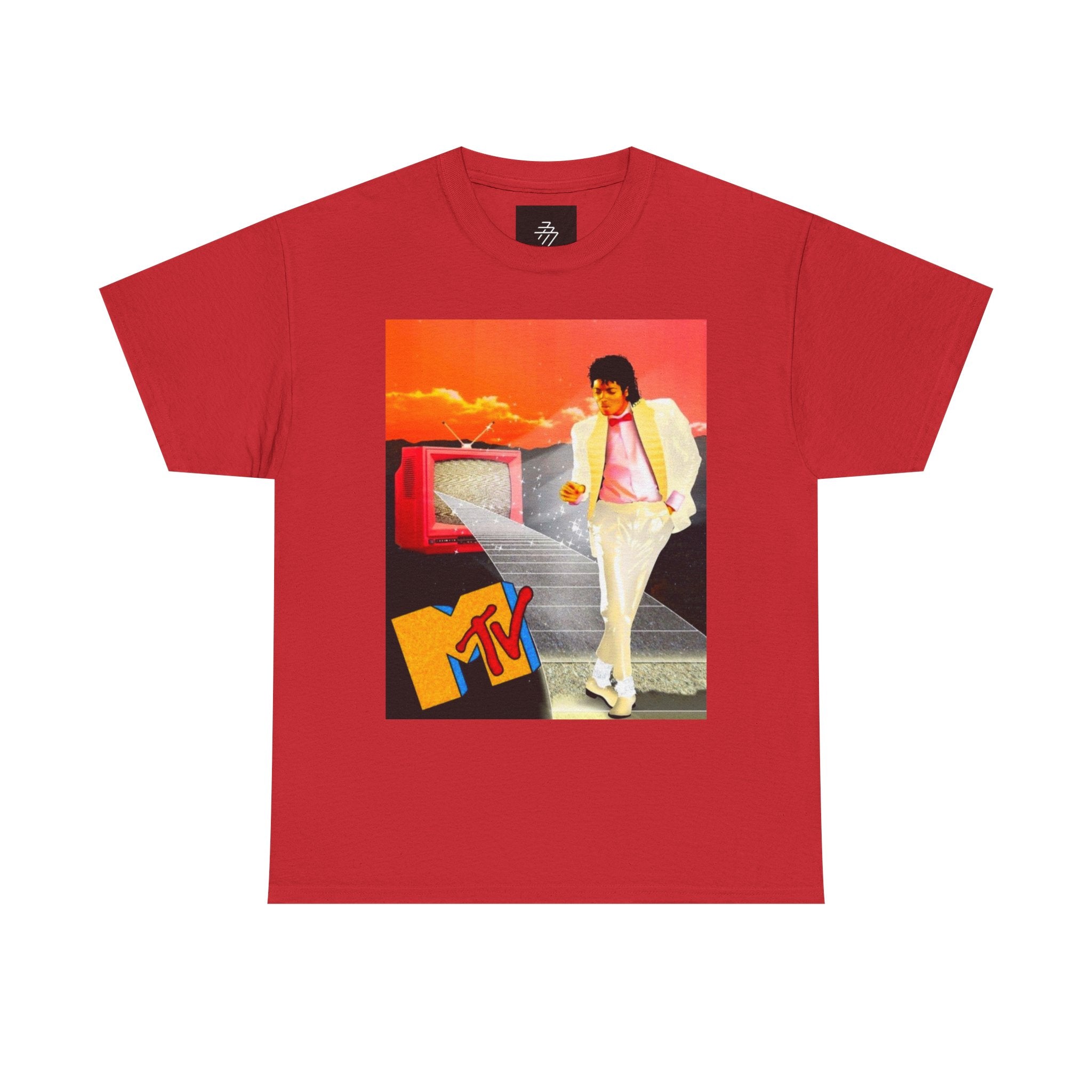 Retro MTV Michael Jackson Tee — 80s Pop Icon Graphic T-Shirt