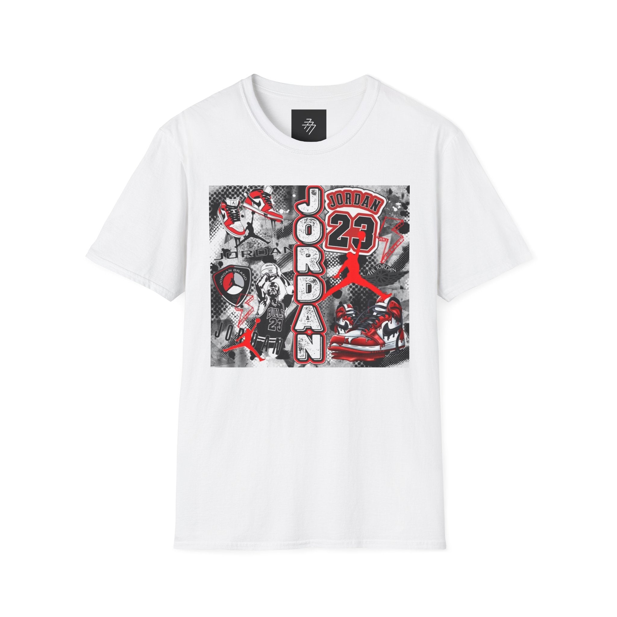 J #23 T-Shirt | Basketball Retro Logo Tee