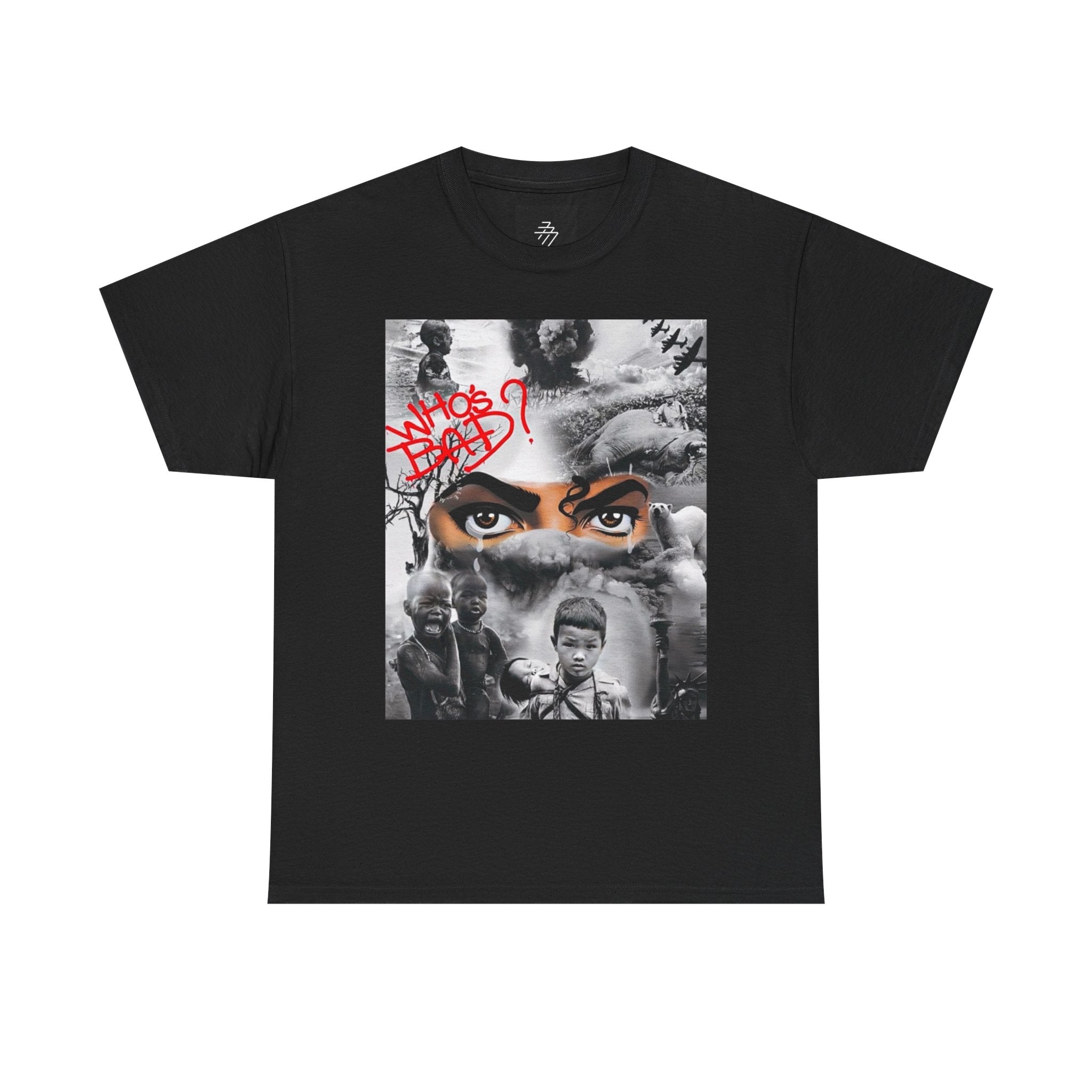 Graphic Tee — 'Who's Bad?' Michael Jackson Tribute T-Shirt