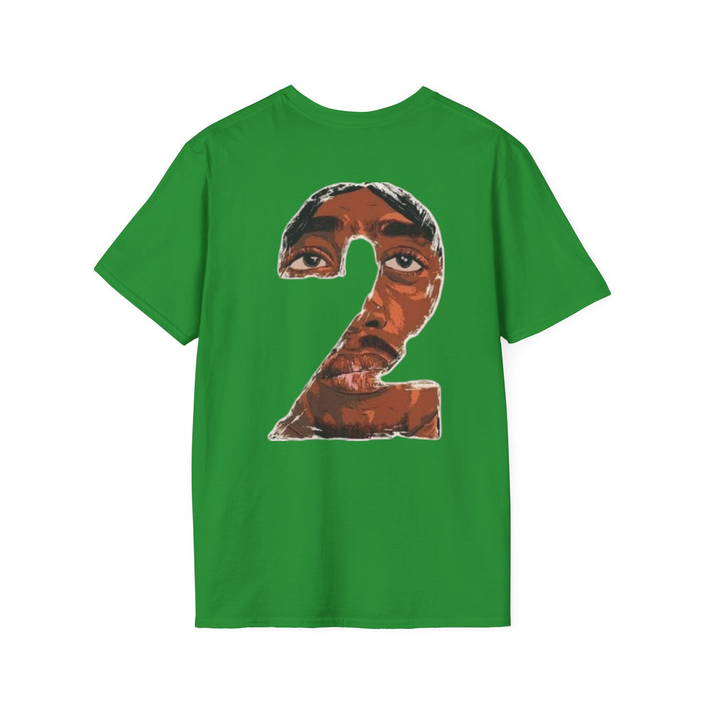 Pac Portrait T-Shirt | Rap Icon Smoking Artwork