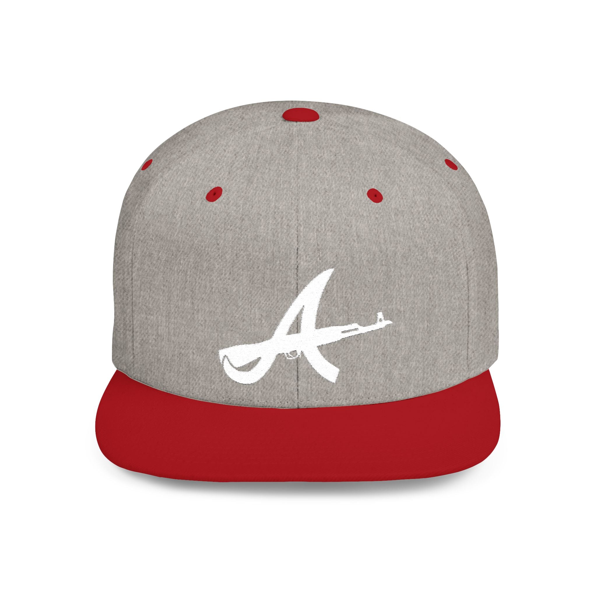 AK-47 Illustration Snapback | Rifle Graphic Hat, Streetwear Cap