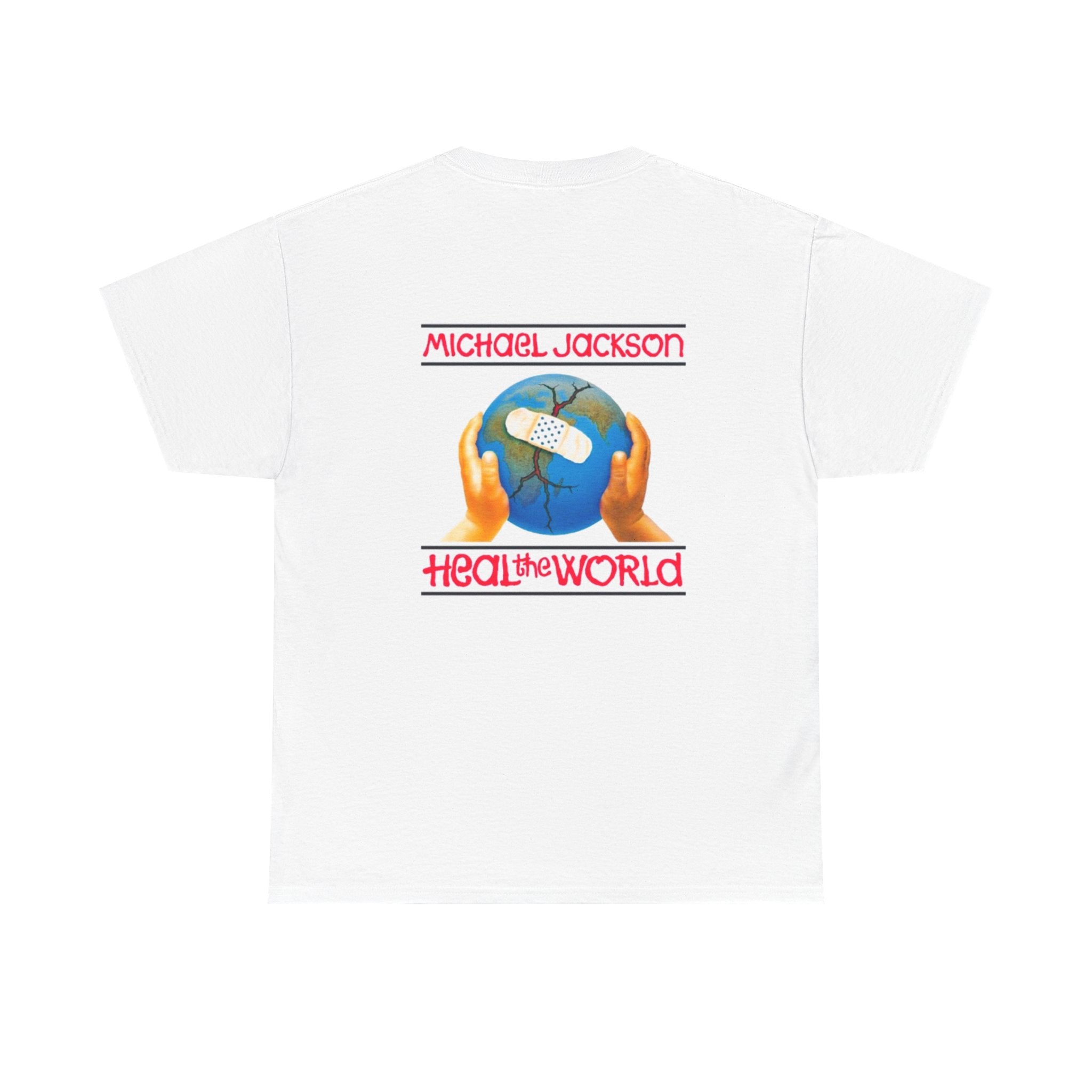 Heal the World T-Shirt | Vintage 90s Pop Icon Album Art Tee