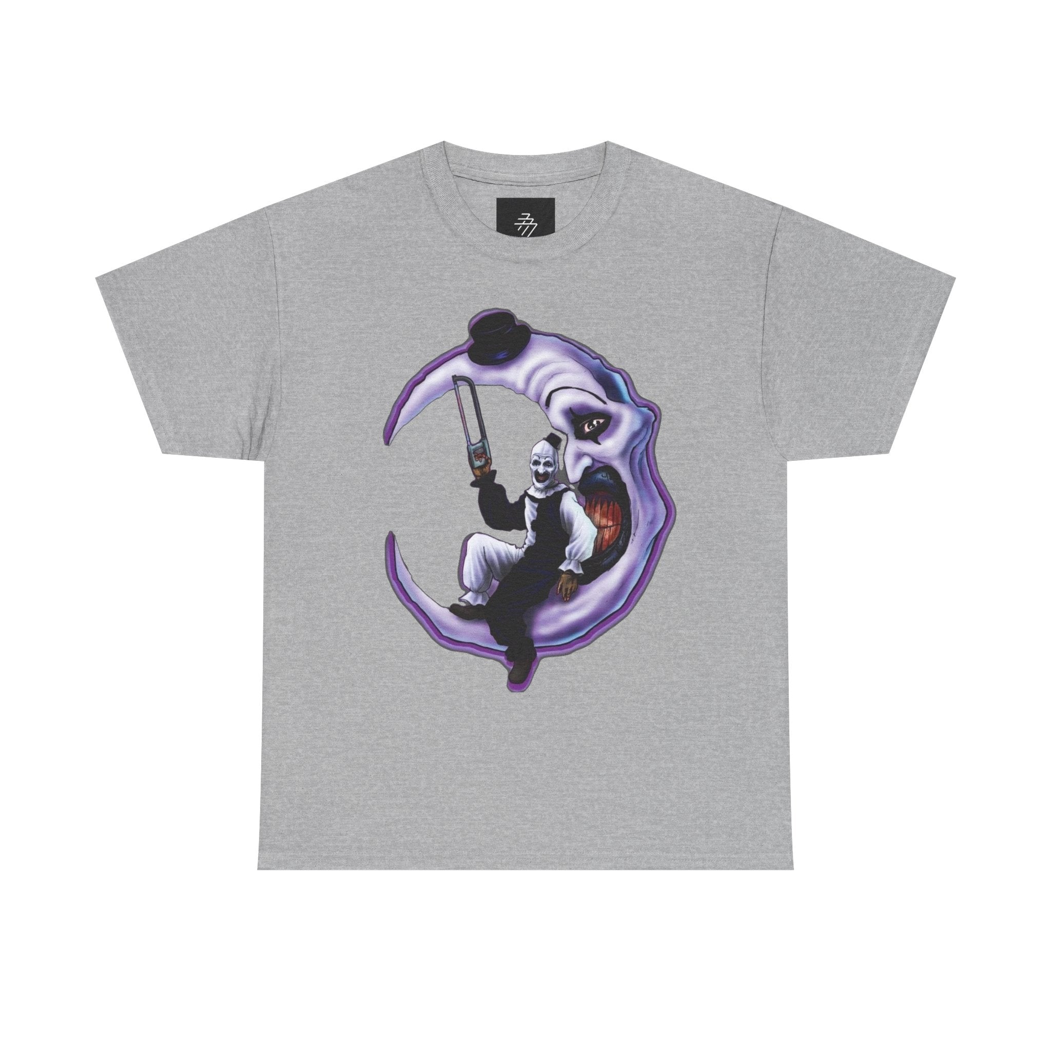 Art The Clown Crescent Moon Grim Reaper Horror Graphic T-Shirt