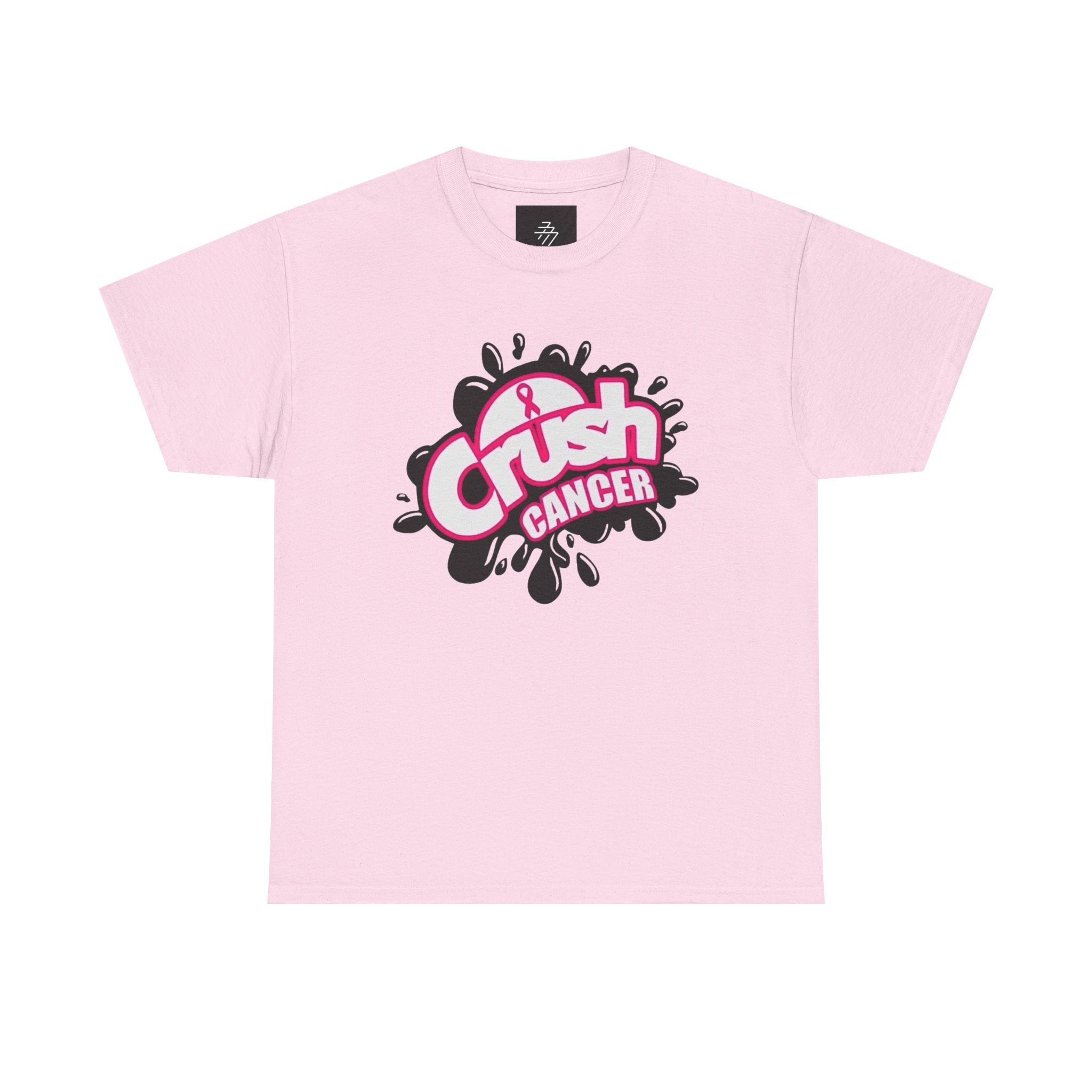 Crush Cancer Tee Pink Ribbon Awareness
