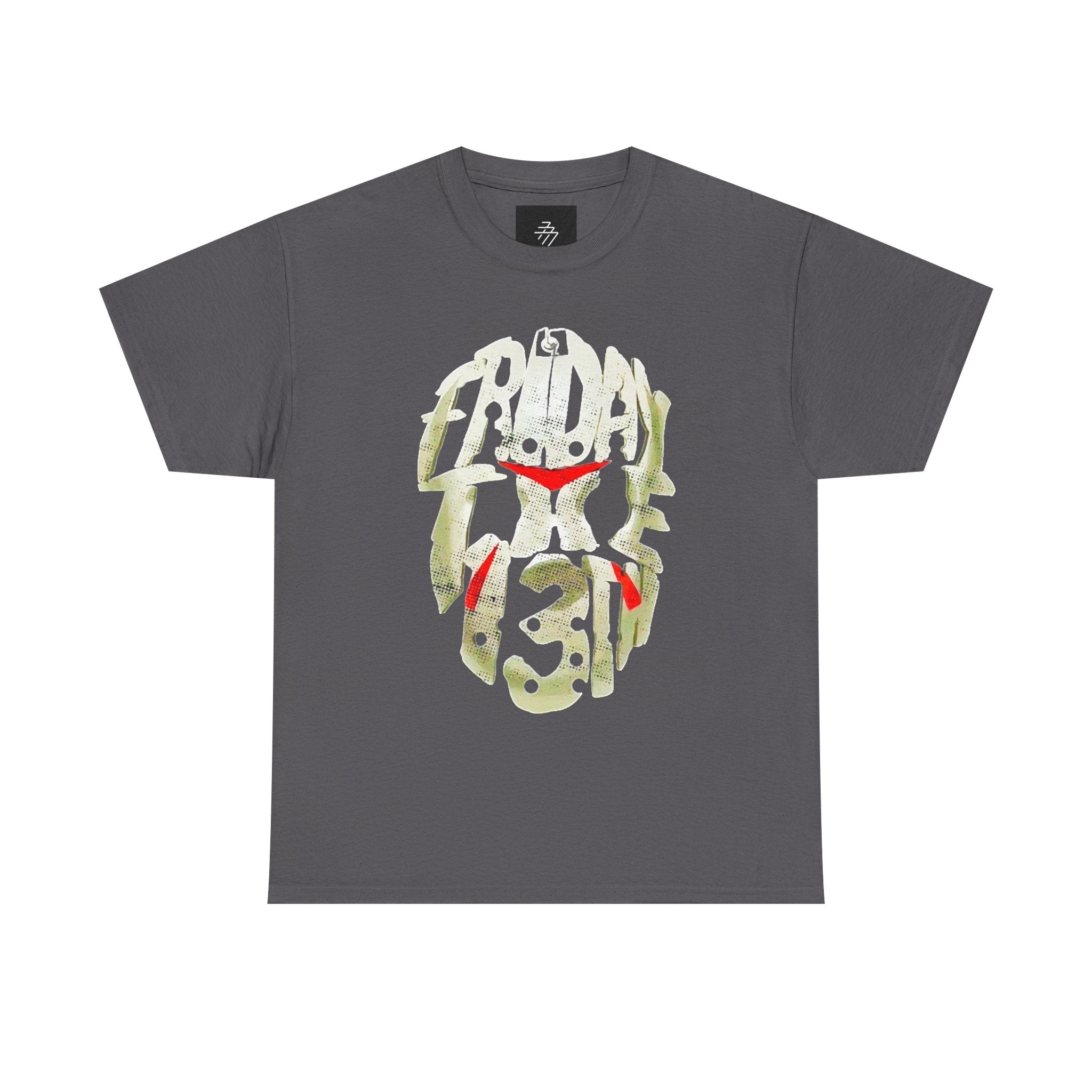 Jason Graphic Tee Abstract Camo Helmet Design