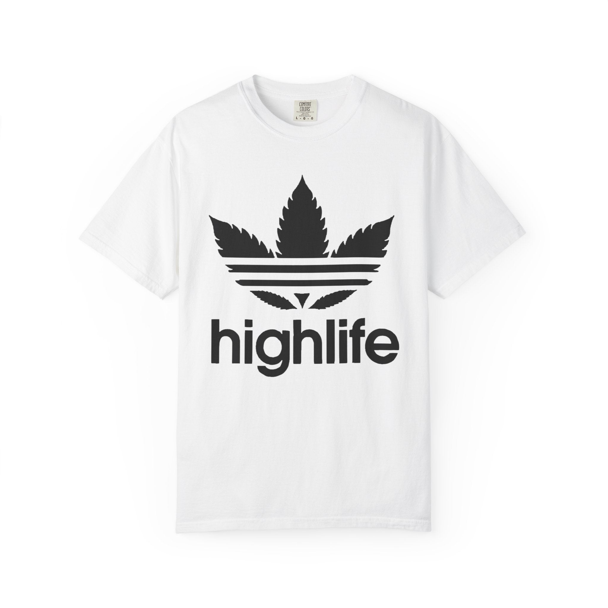 Highlife Leaf Logo T-Shirt | Cannabis Graphic Tee, Streetwear