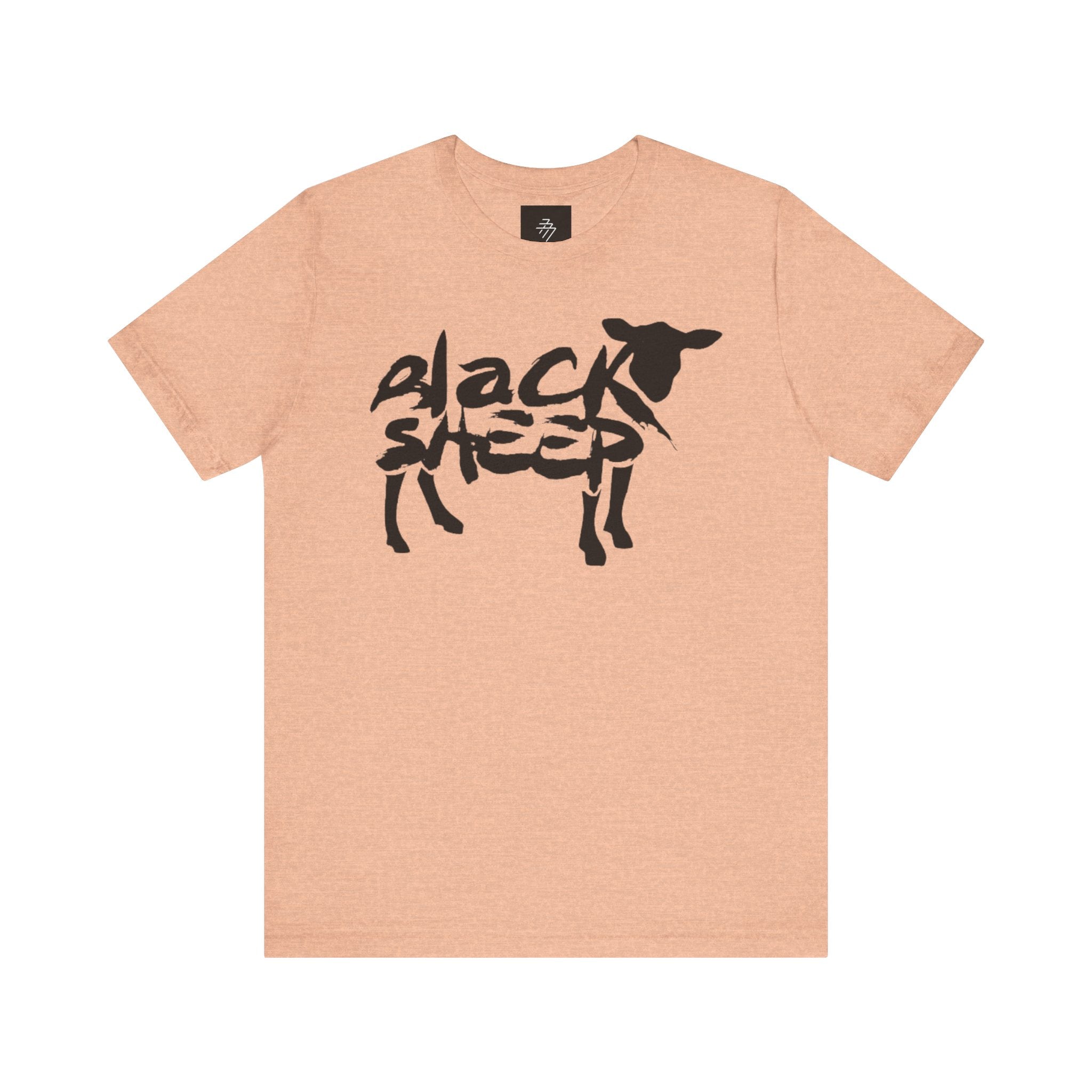 Black Sheep Graphic Tee - 'Black Sheep' Script & Silhouette T-Shirt