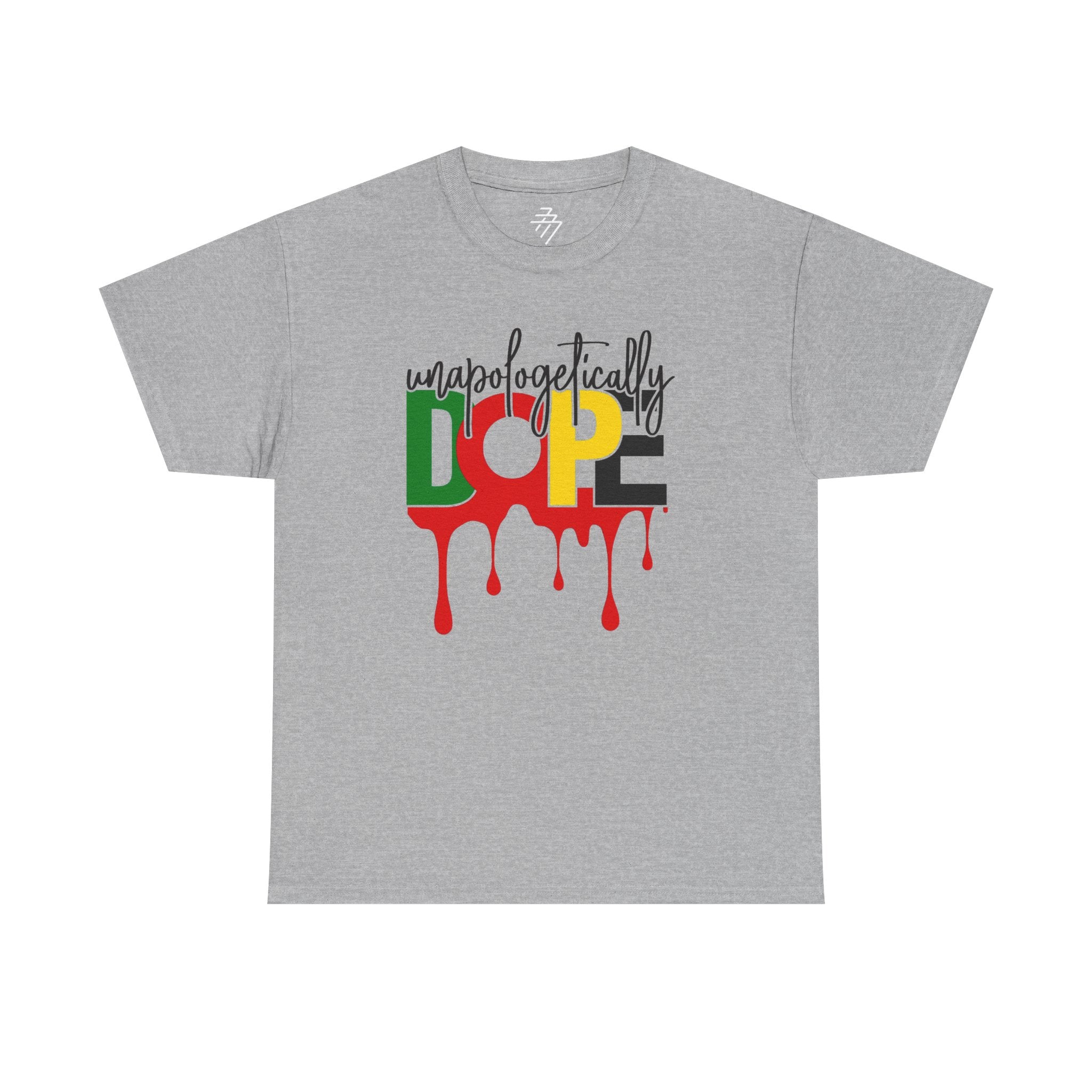 Unapologetically Dope Rasta Drip Graphic Tee