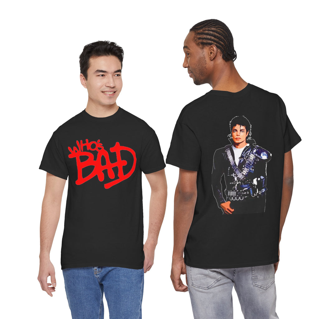Graphic Tee — Retro 'Who's Bad' Street Art Design