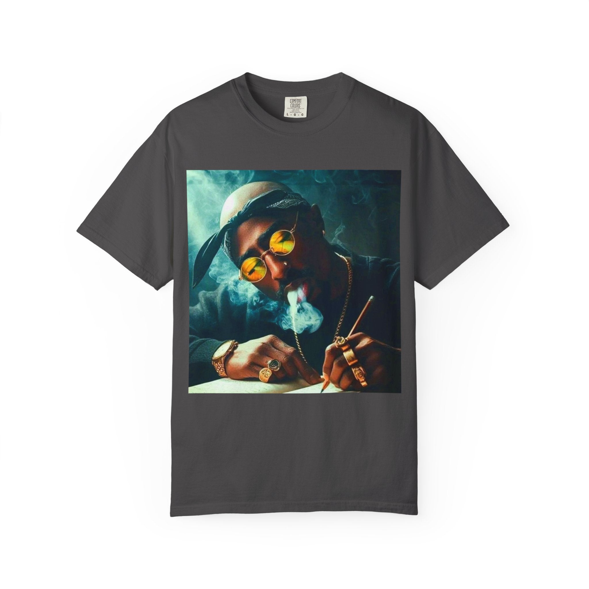 Smoker Portrait T-Shirt | Retro Cool Smoking Artwork