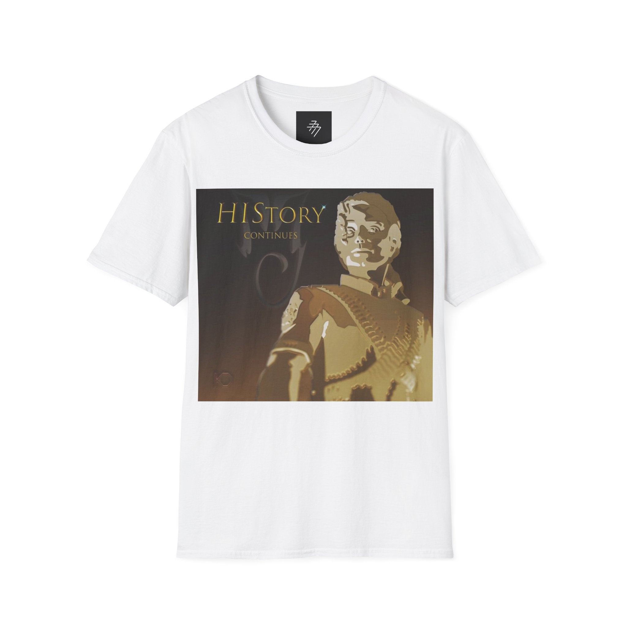 History Continues T-Shirt | Vintage Statue Print