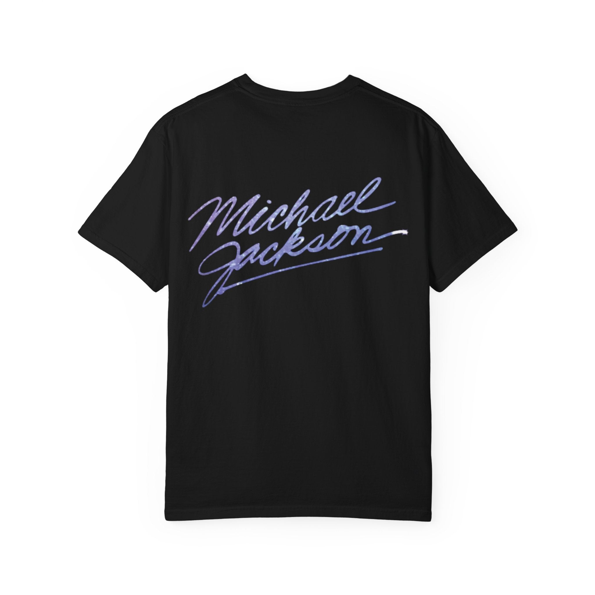 Sequined Glove Illustration T-Shirt | Signature Script Back