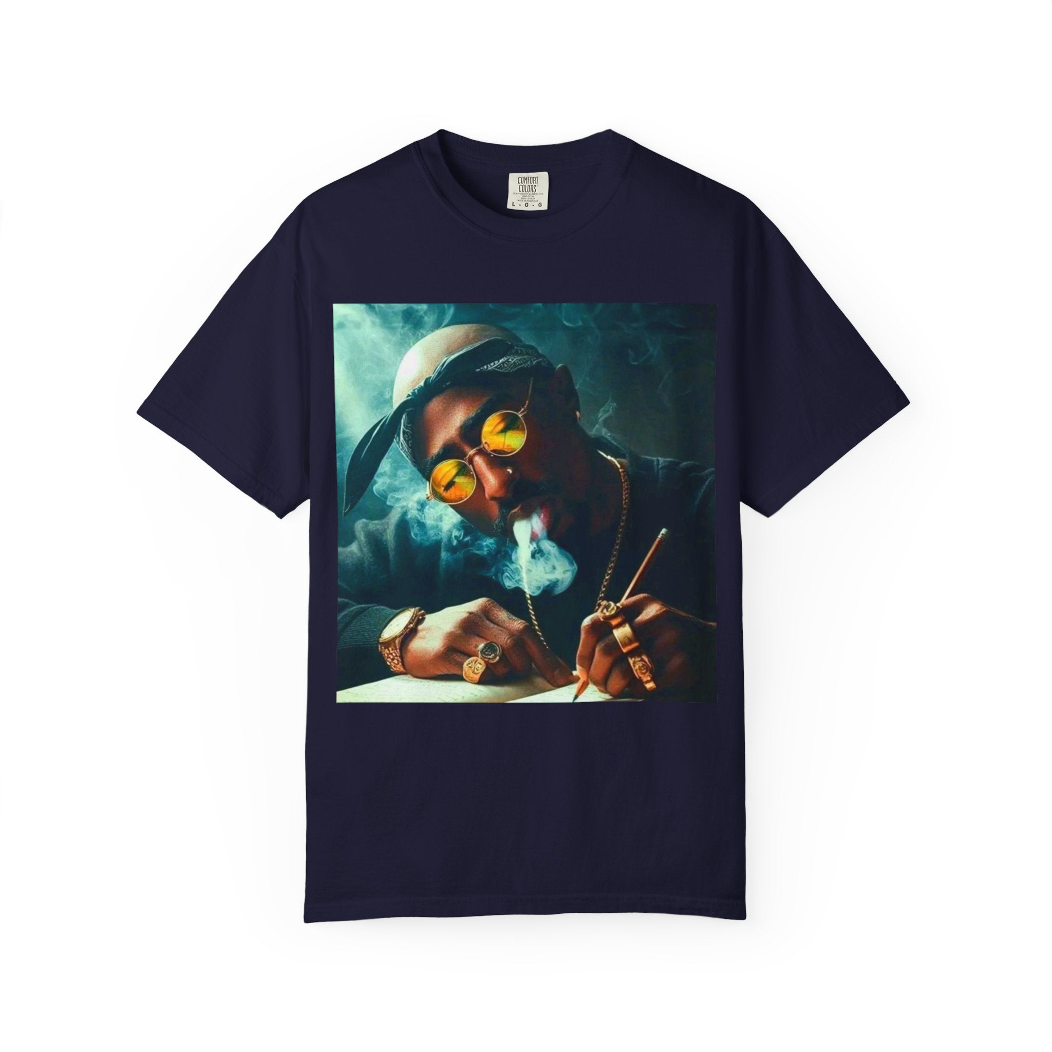 Smoker Portrait T-Shirt | Retro Cool Smoking Artwork