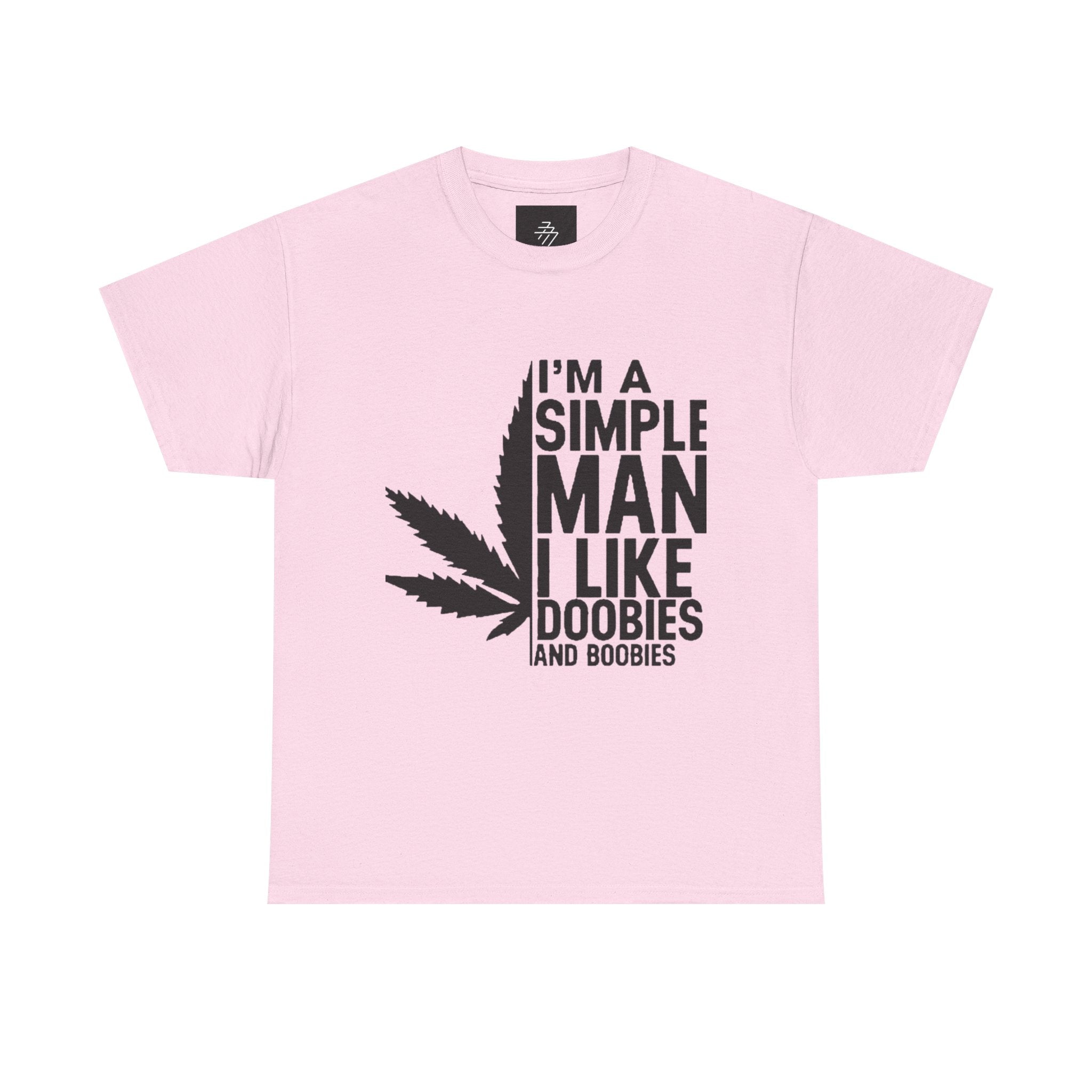 I Like Doobies and Boobies T-Shirt | Cannabis Leaf Graphic Tee