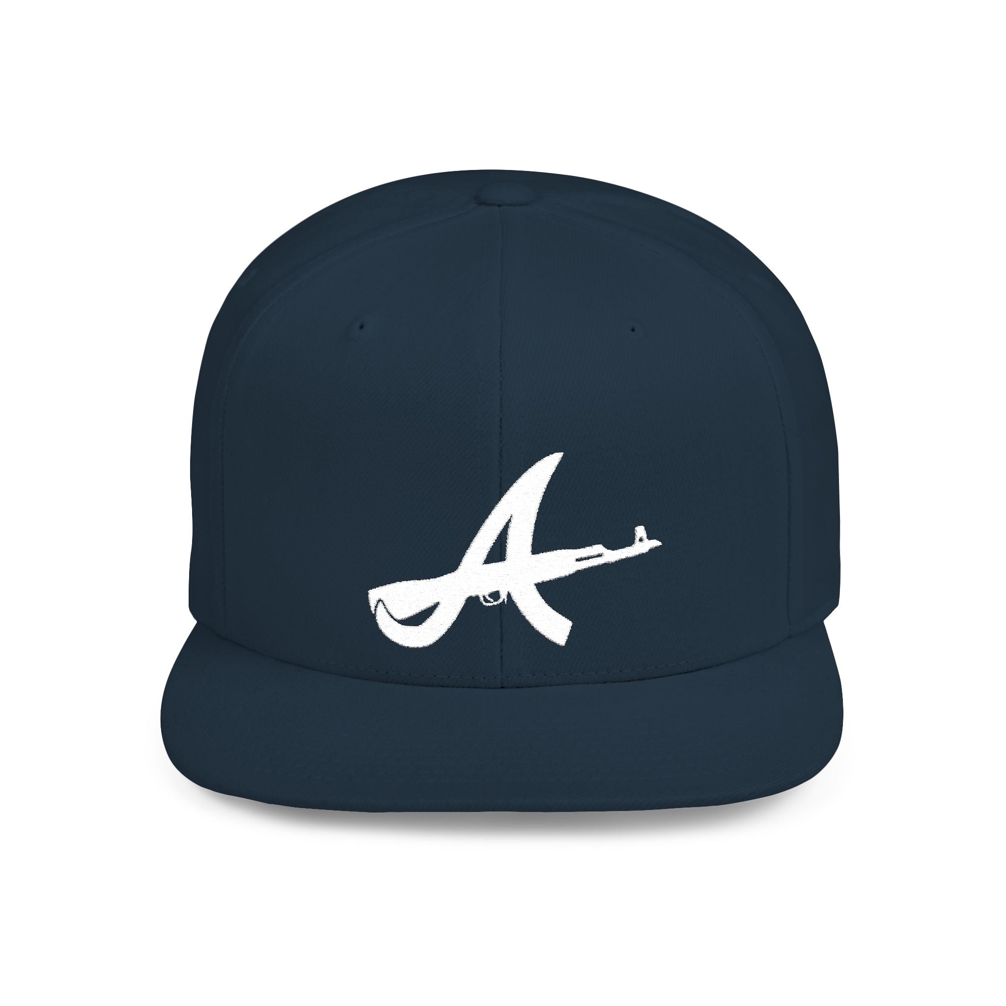 AK-47 Illustration Snapback | Rifle Graphic Hat, Streetwear Cap