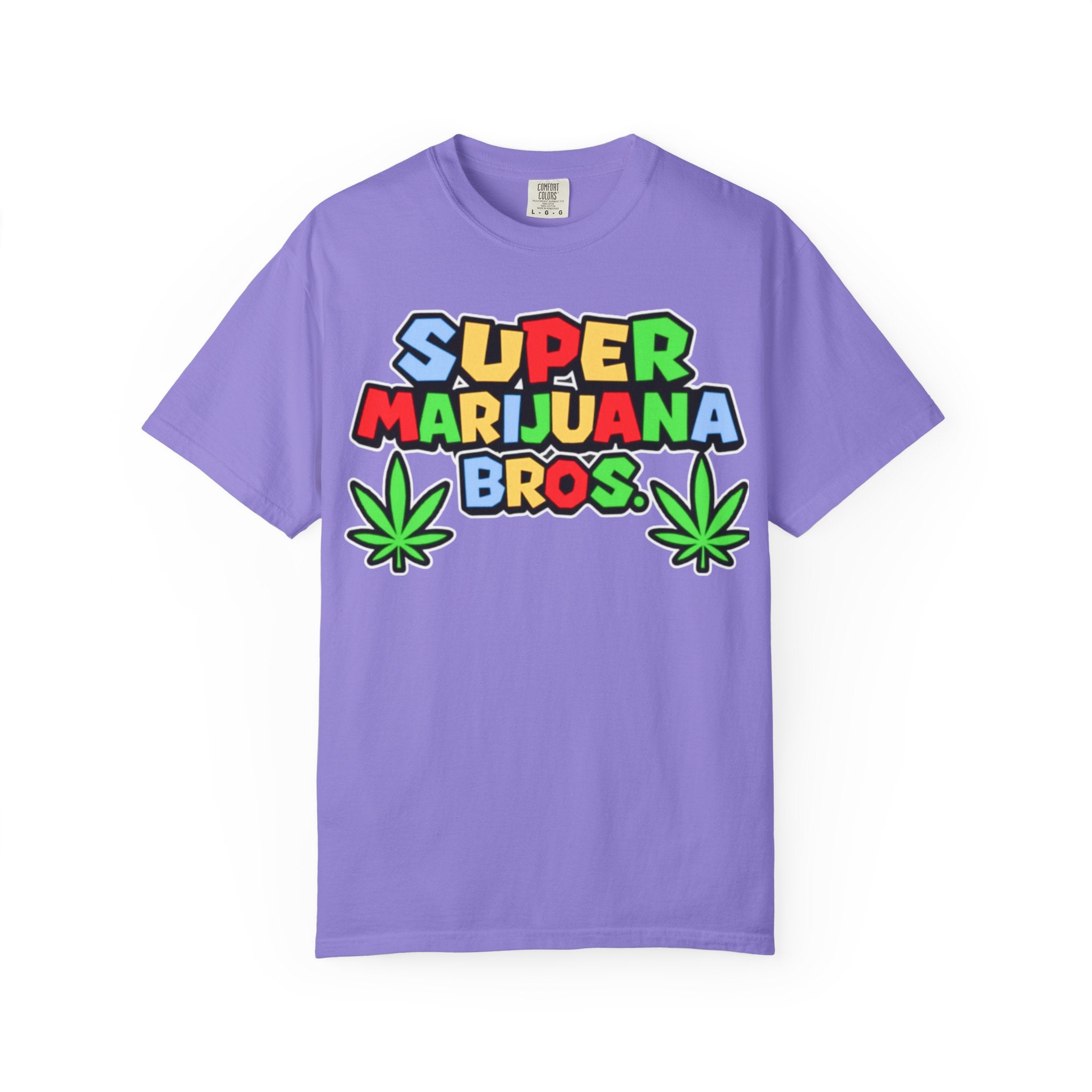 Super Marijuana Bros. T-Shirt — Funny Cannabis Graphic Tee