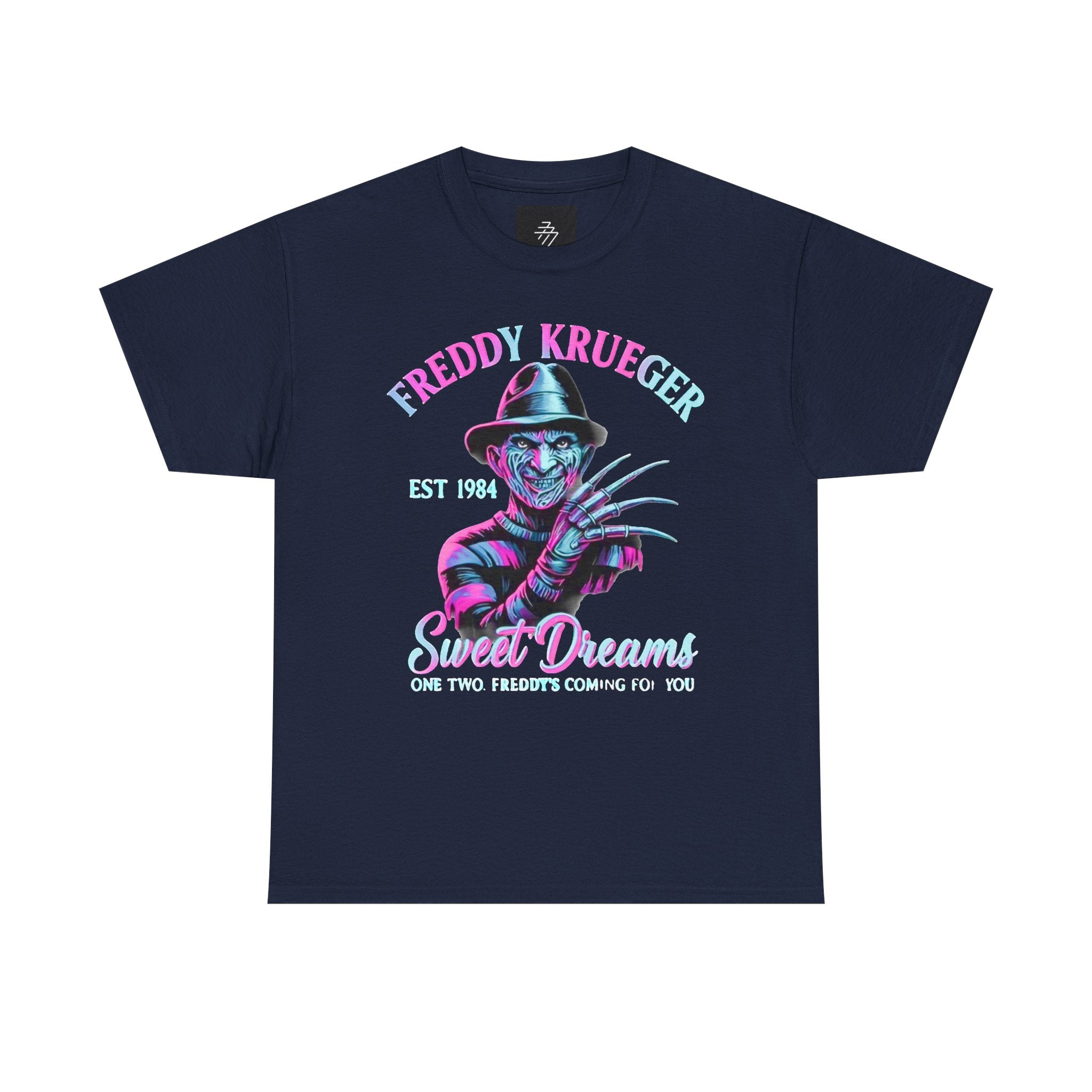 Freddy Krueger Sweet Dreams T-Shirt — Neon Retro Horror Tee