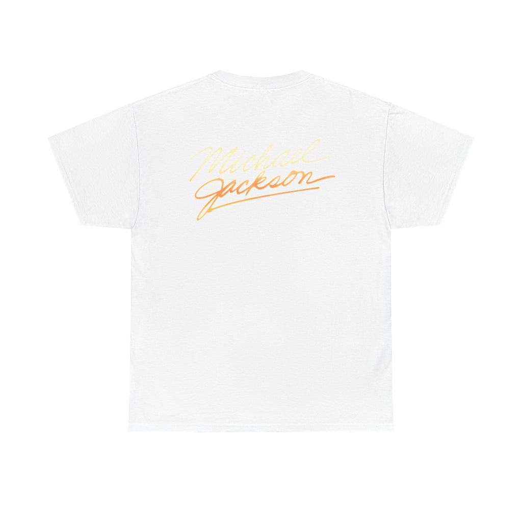 MJ Retro Pop Icon Photo with Script Back