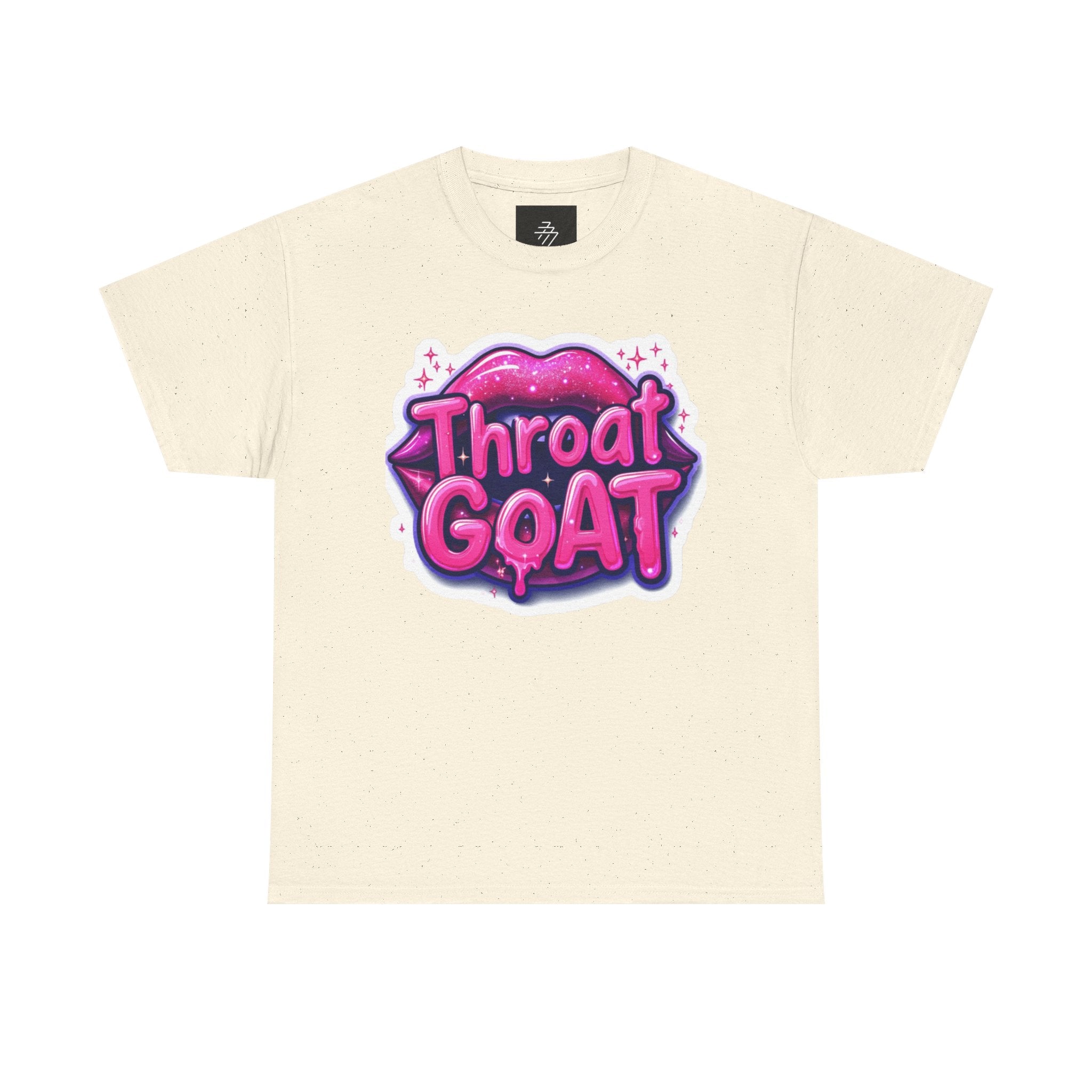 Throat Goat Graphic Tee — Cute Pink Lip Logo Tee