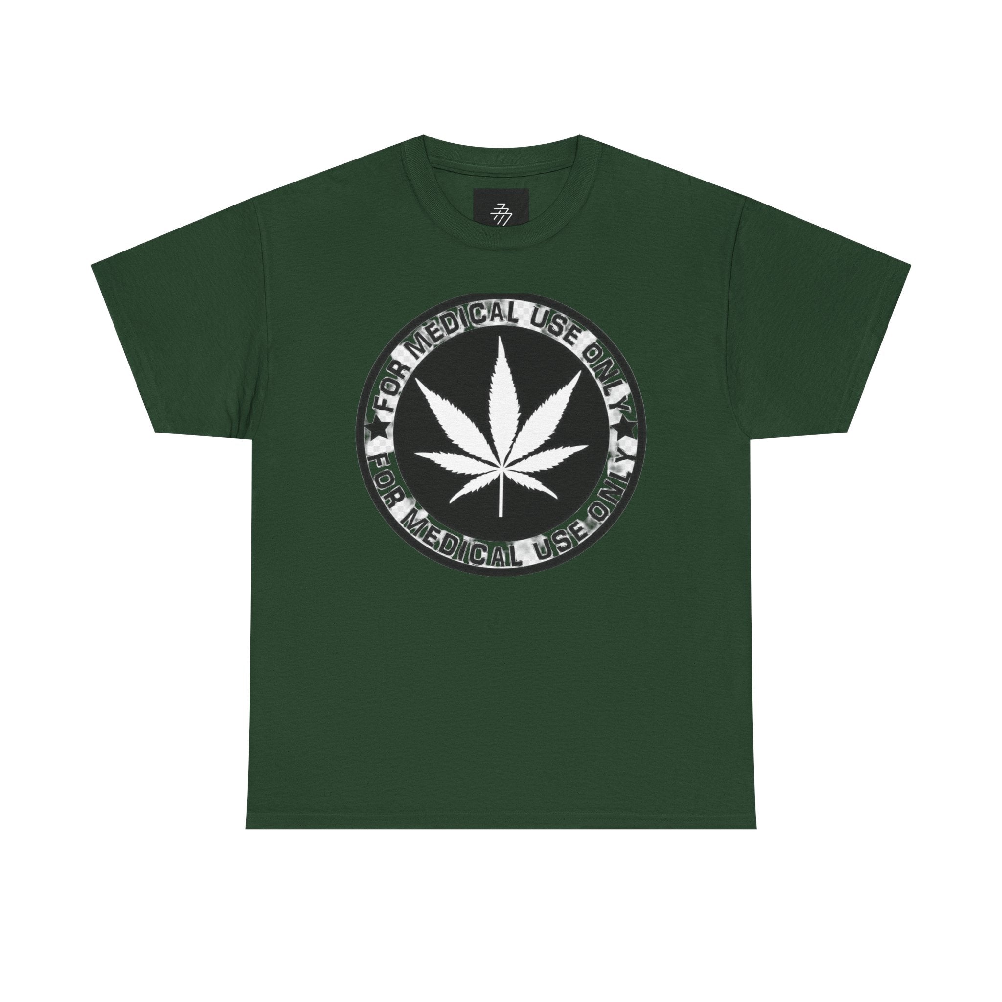 Medical Use Only Cannabis Leaf T-Shirt | Marijuana Logo Tee