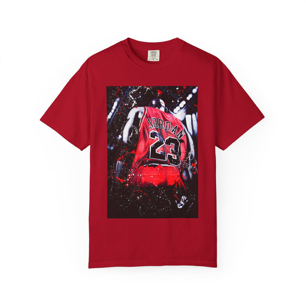 Red Basketball Jersey Number #23 T-Shirt | Retro Sports Graphic