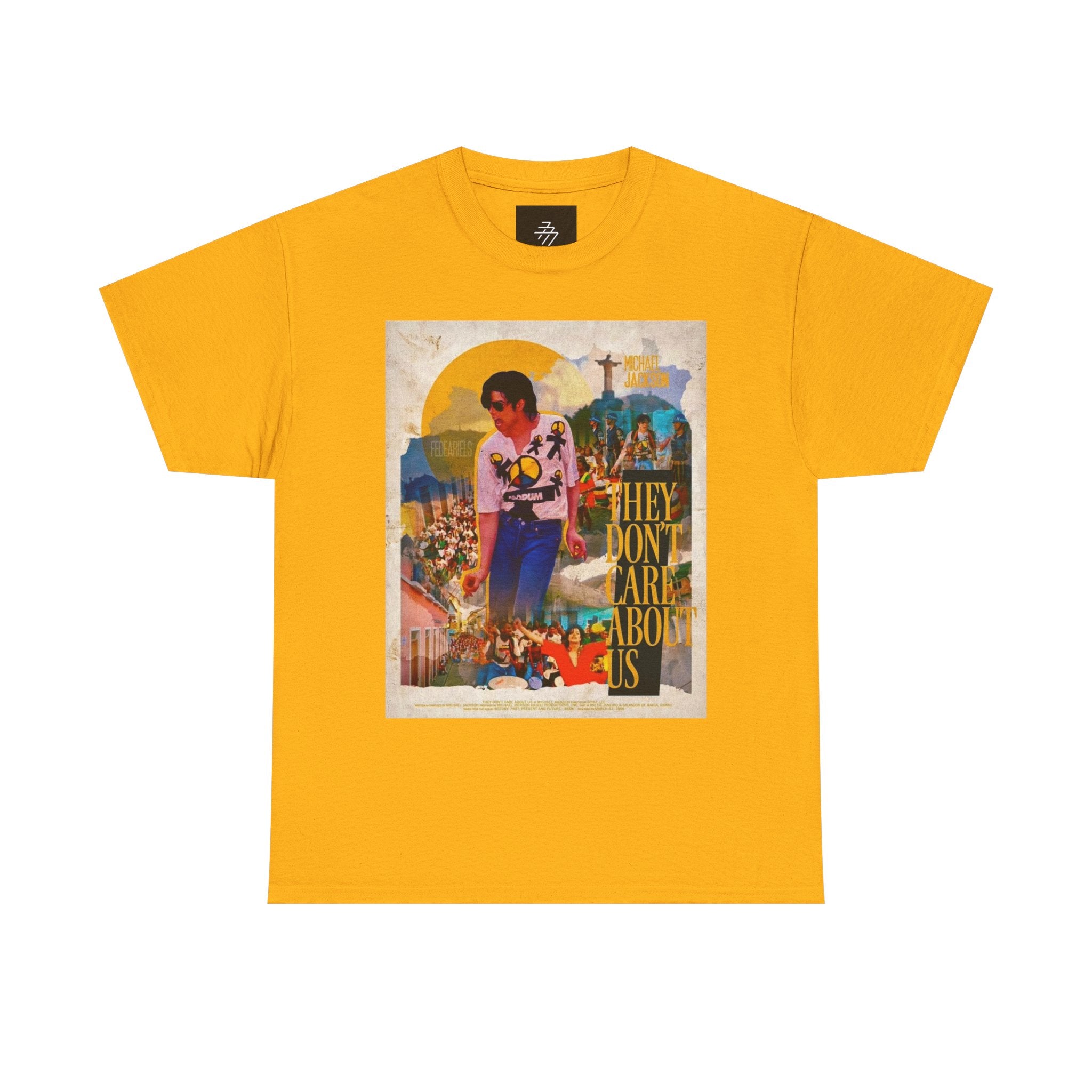 Graphic Tee — "They Don’t Care About Us" Retro Protest Design