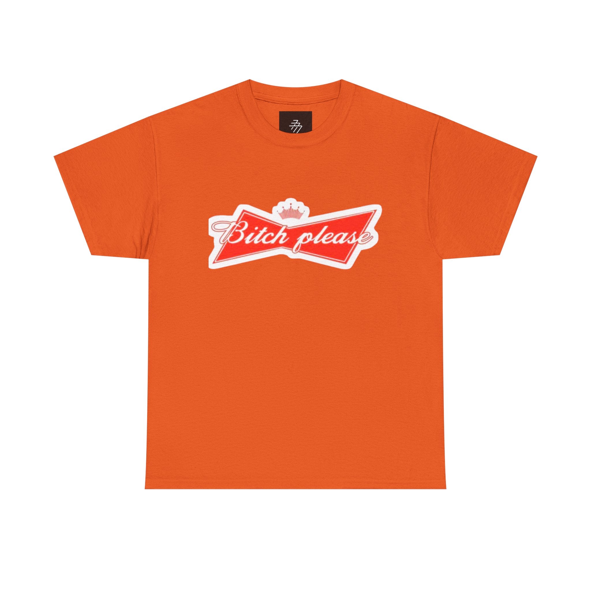 Graphic Tee — "Bitch Please" Retro Script Logo