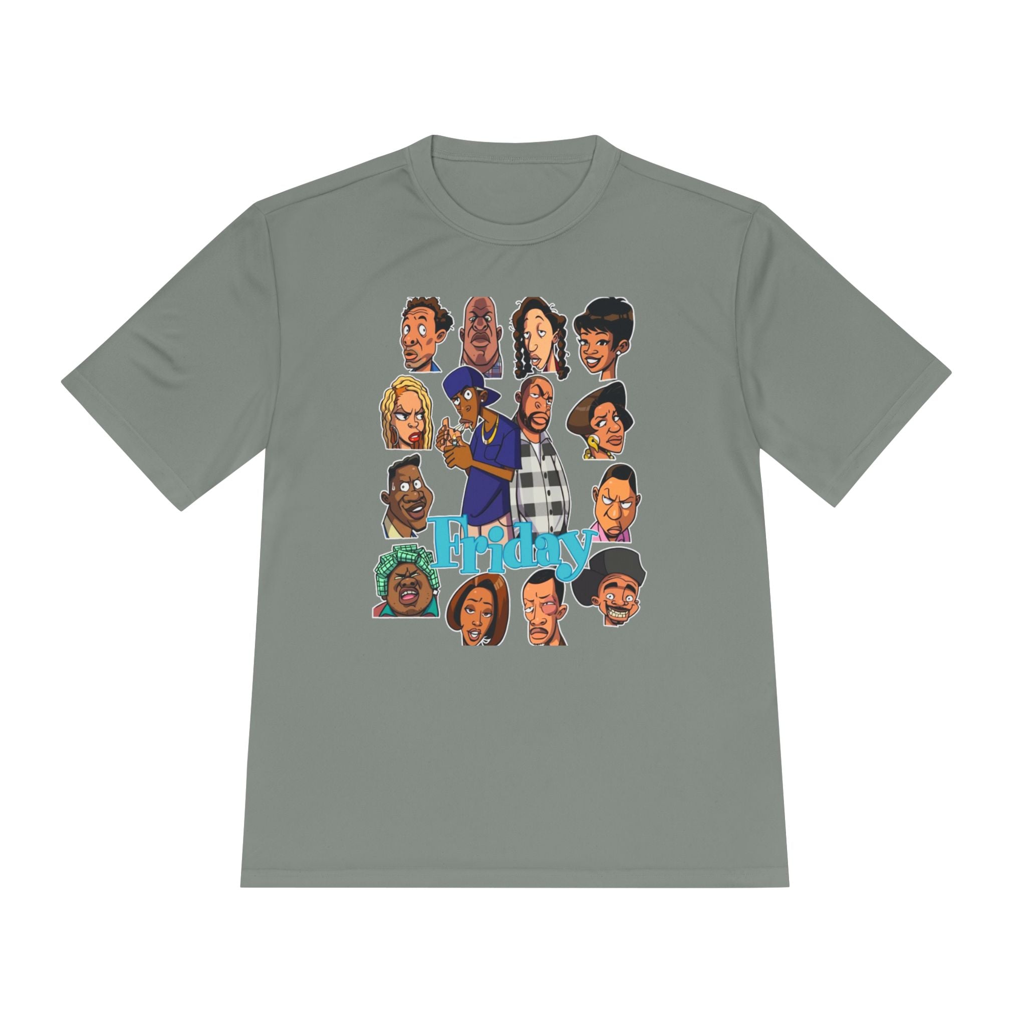 Faces Tee | Character Portraits, Cartoon Headshots
