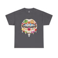 Gem-Encrusted Lips Bling Mouth Graphic Tee