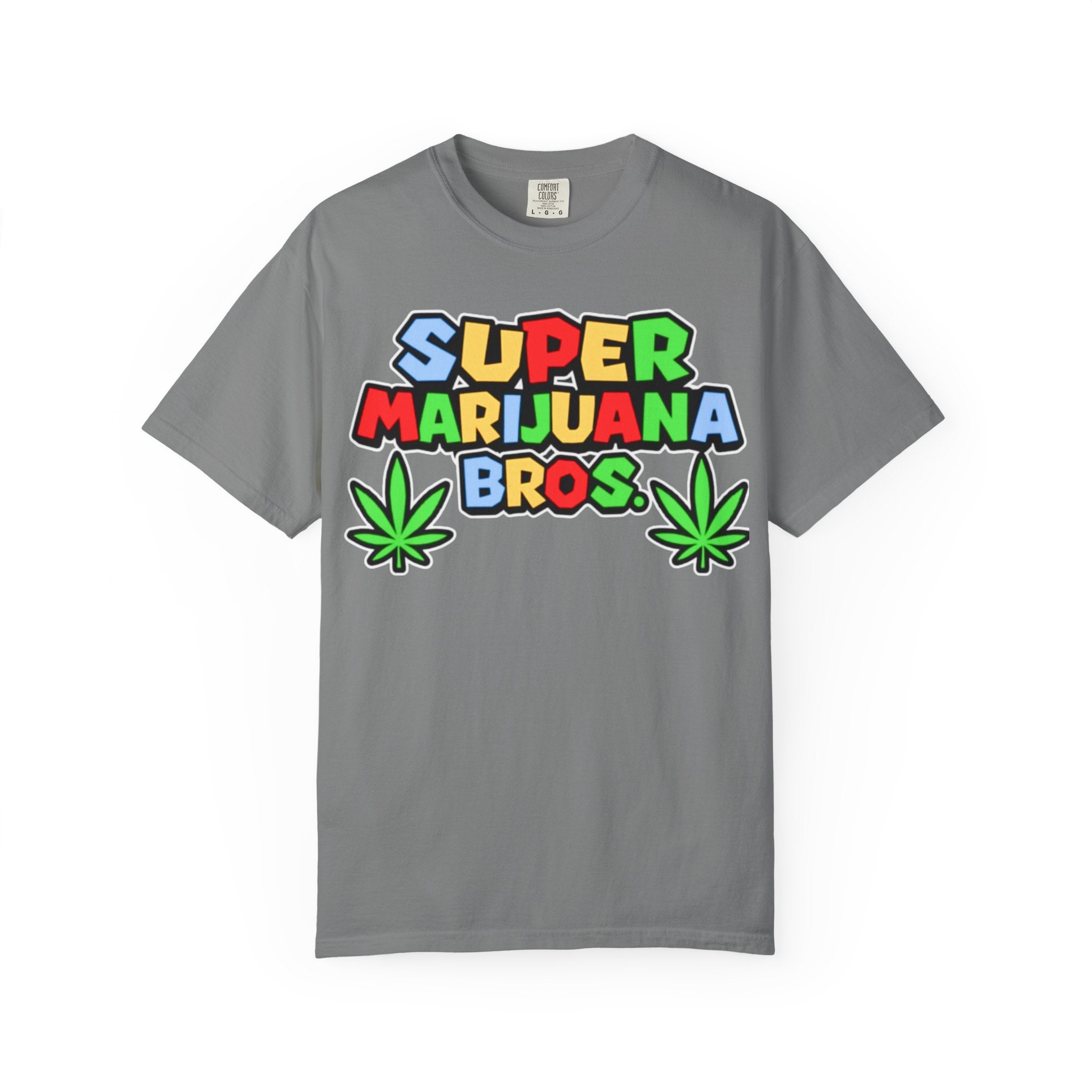 Super Marijuana Bros. T-Shirt — Funny Cannabis Graphic Tee