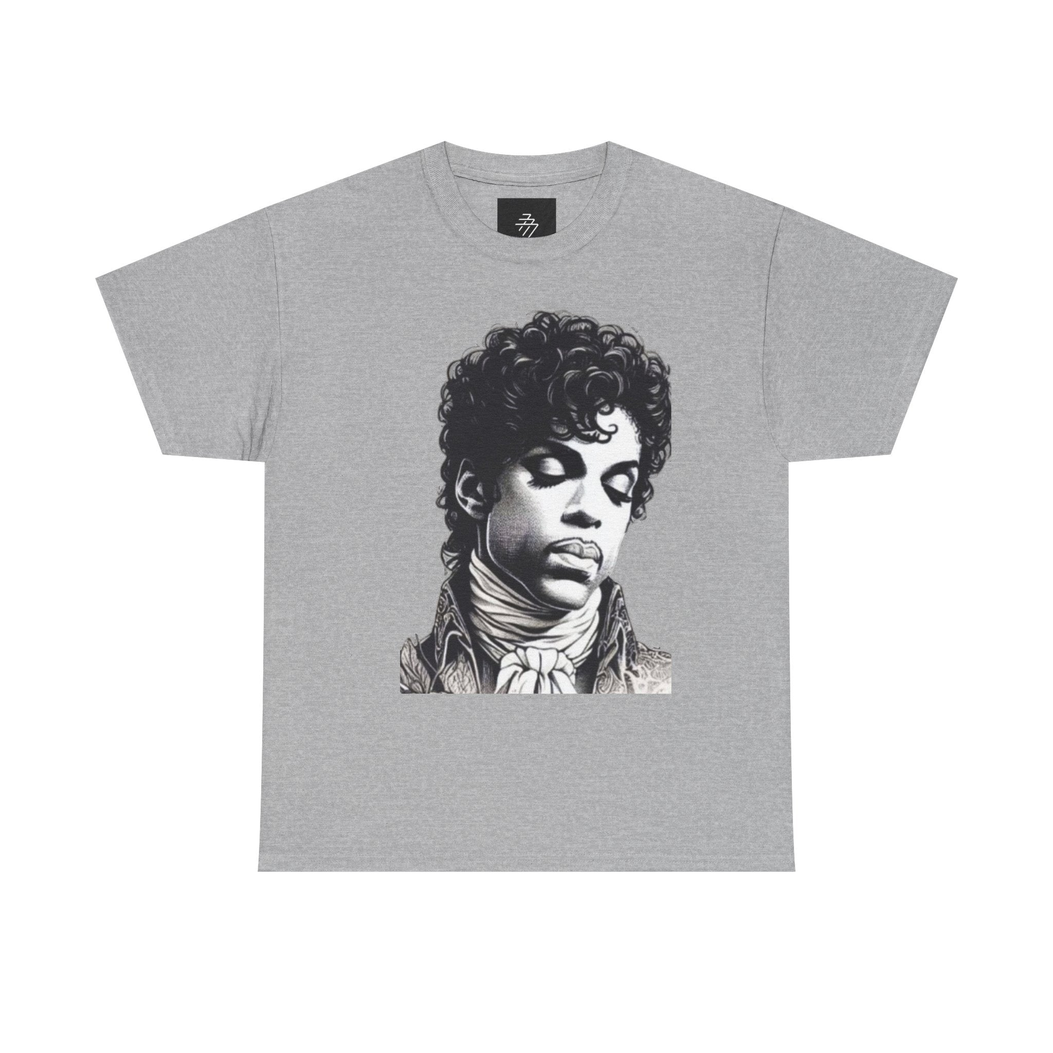 Prince Portrait Tee — Iconic Purple Love Symbol T-Shirt