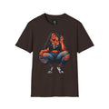 Curvy Girl Graphic T-Shirt — Afrocentric Bold Woman Design