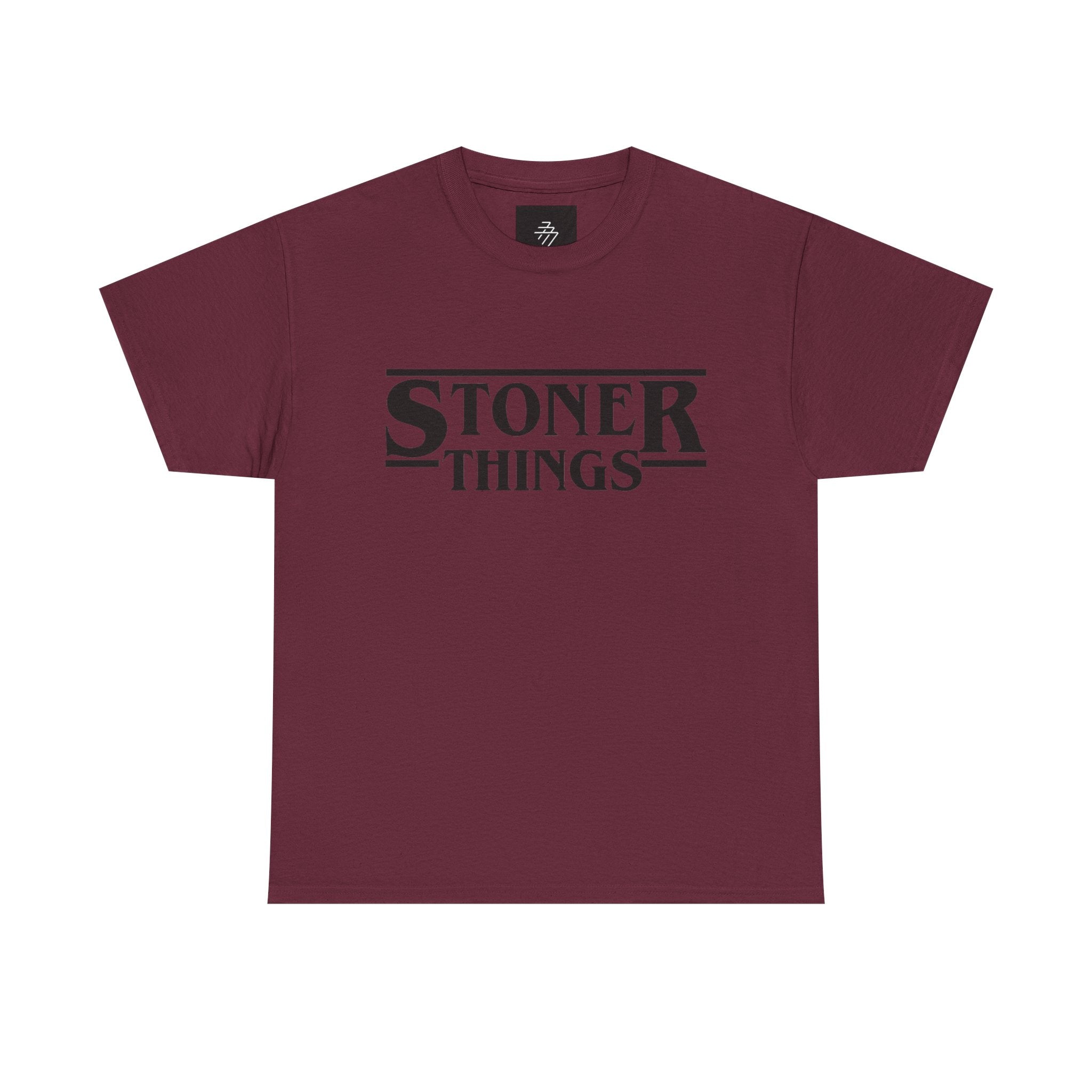 Stoner Things Graphic Tee — Retro TV Parody Weed T-Shirt