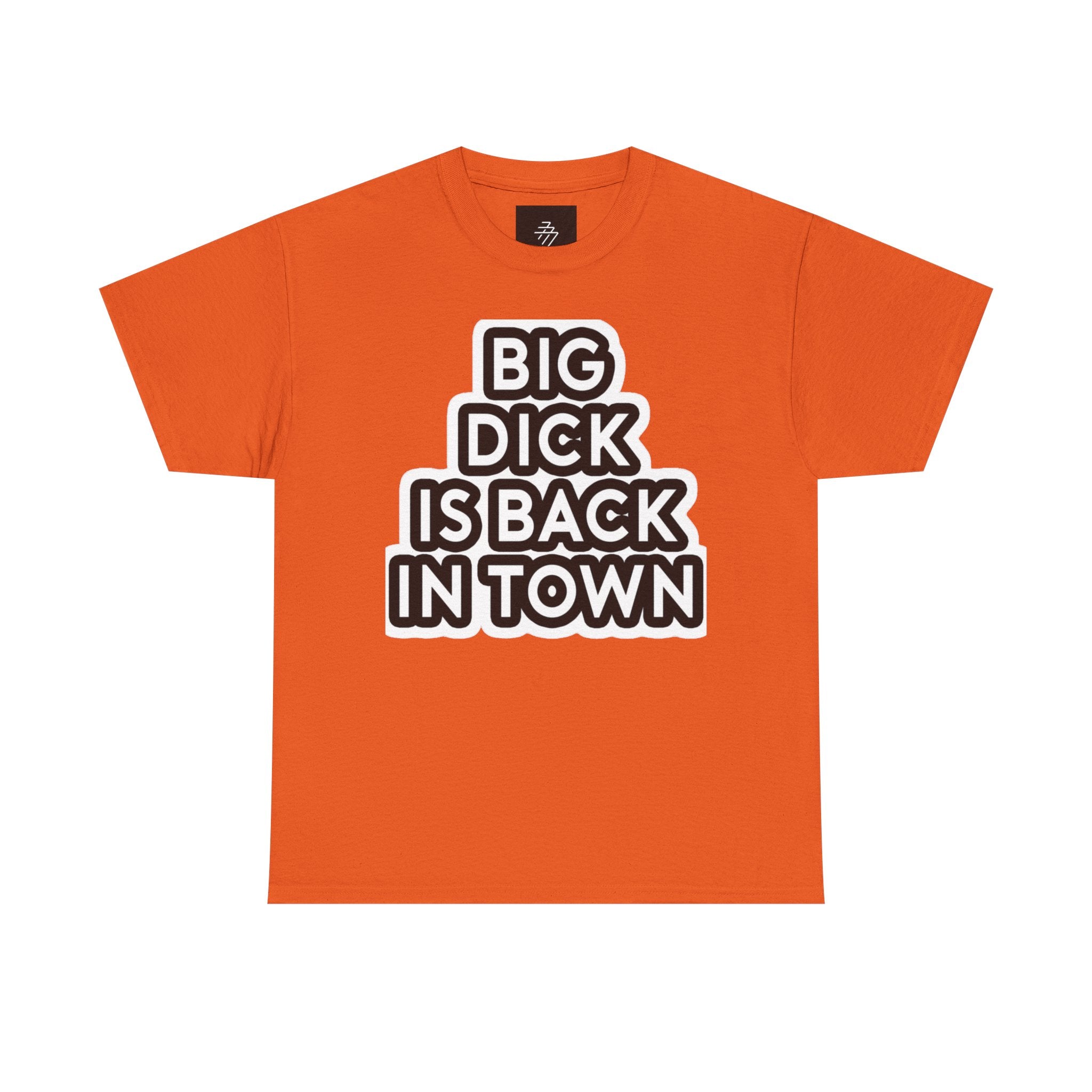 Provocative Statement Tee — "Big Dick Is Back In Town" Graphic T-Shirt