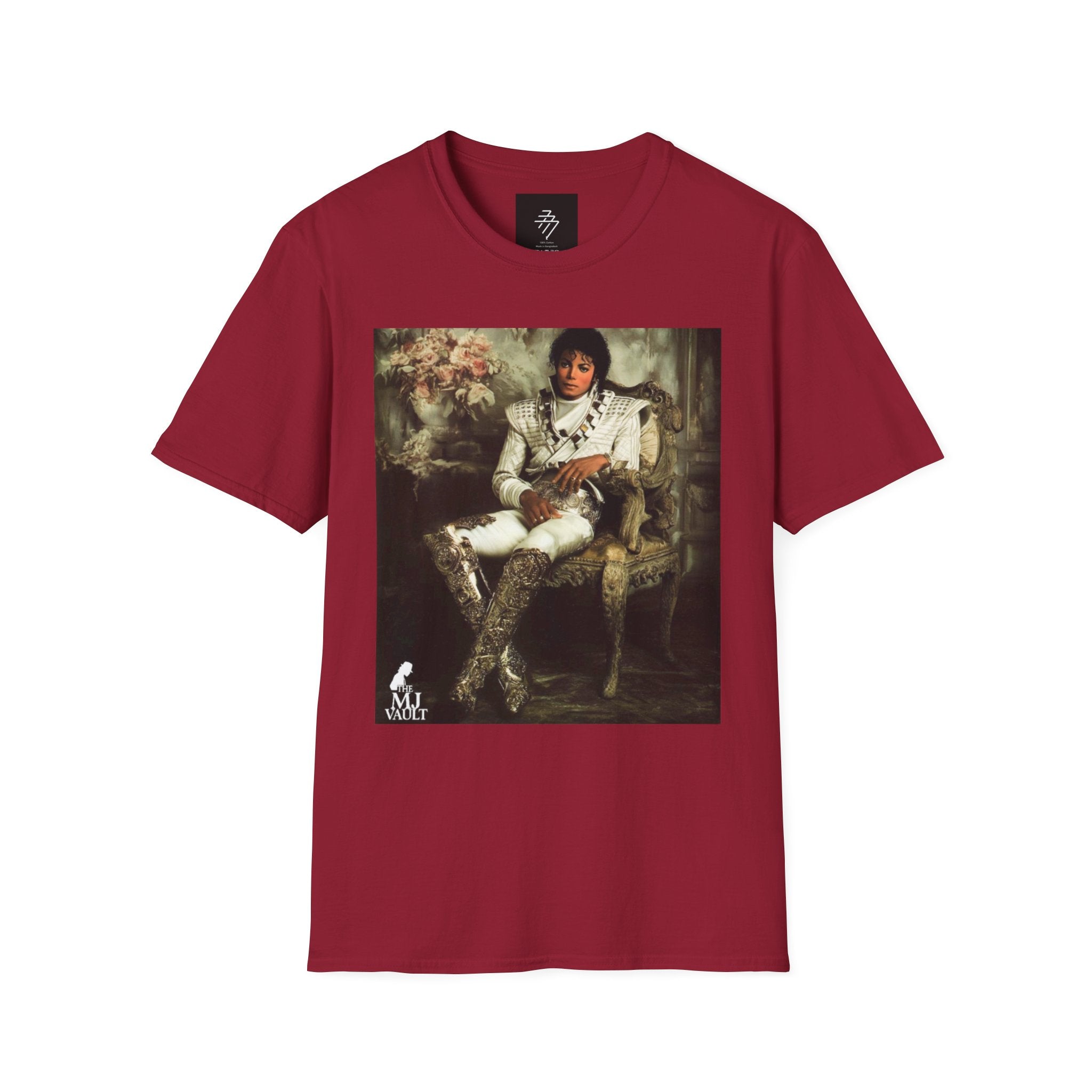 Regal Portrait Graphic T-Shirt | Vintage Royalty Art Tee