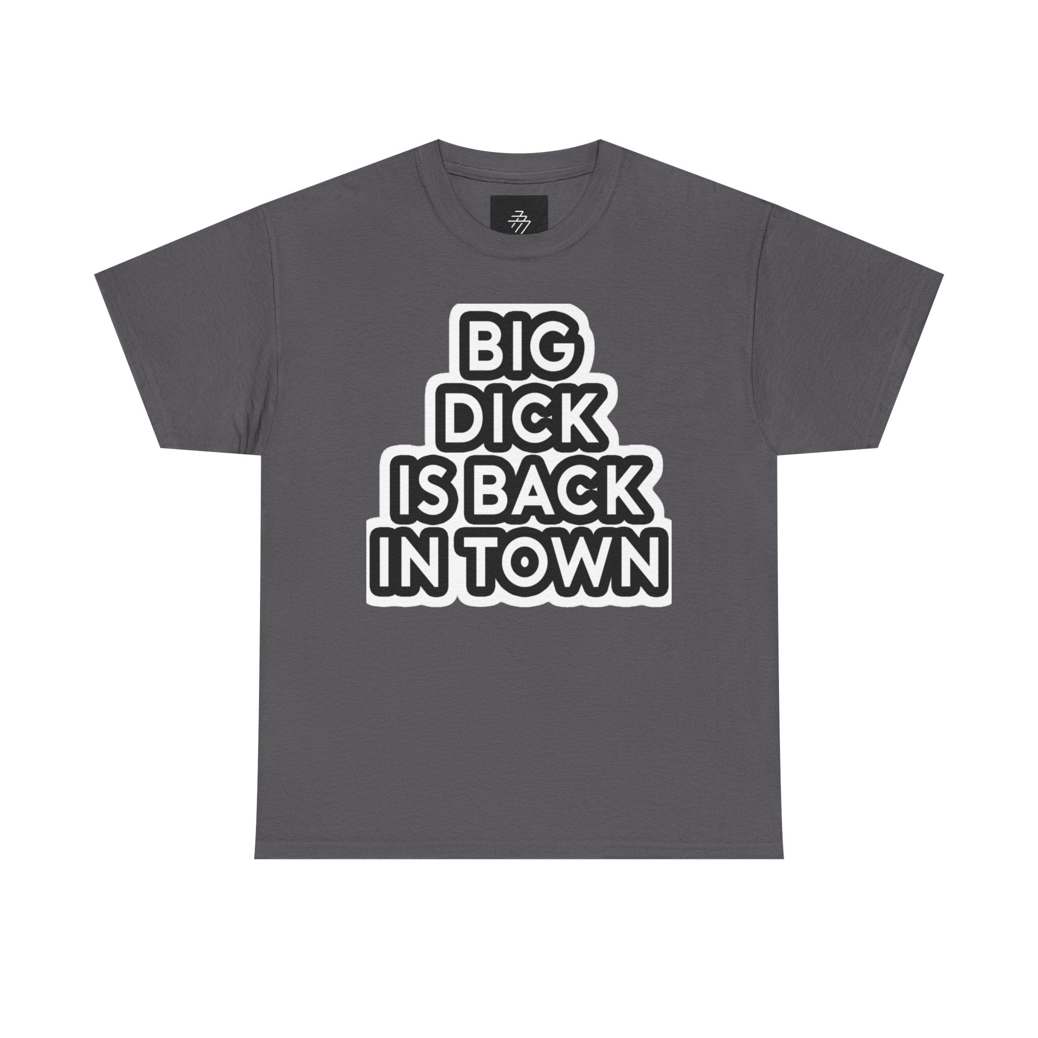 Provocative Statement Tee — "Big Dick Is Back In Town" Graphic T-Shirt