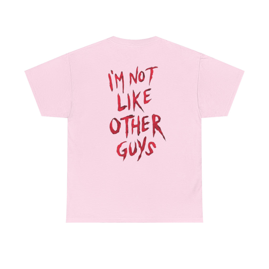 Creepy Smiling Face Tee – “I’m Not Like Other Guys” Graphic T-Shirt