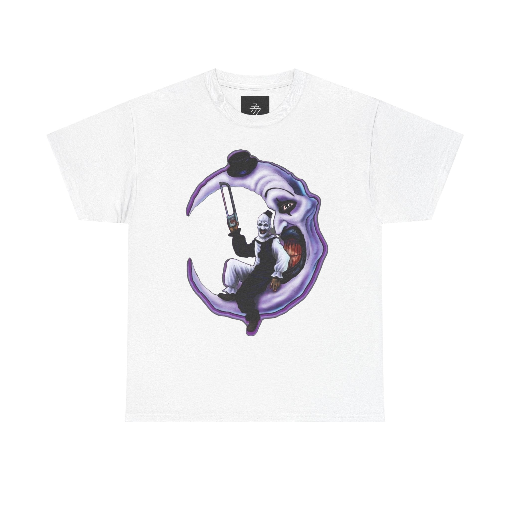 Art The Clown Crescent Moon Grim Reaper Horror Graphic T-Shirt