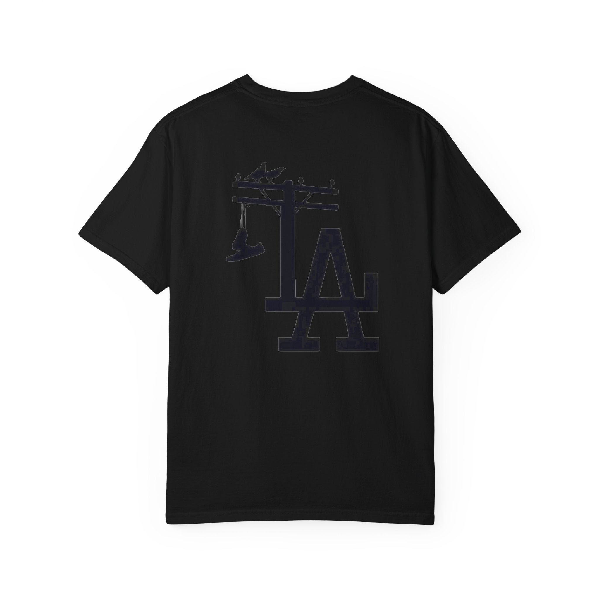 Silhouetted Crew Walk LA Logo T-shirt | Street Scene Graphic