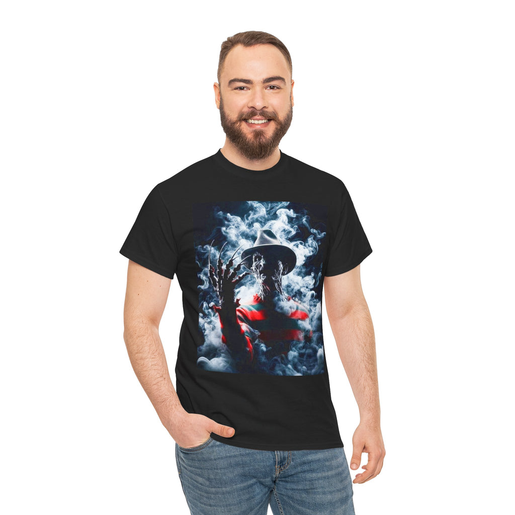 Horror Portrait Tee — Smoky Freddy-Inspired Nightmare Graphic T-Shirt