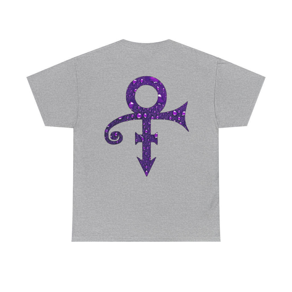 Prince Portrait Tee — Iconic Purple Love Symbol T-Shirt