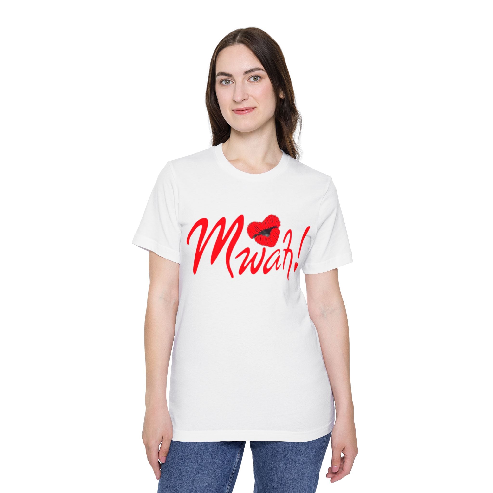 "Mwah!" Red Lip Kiss Graphic Tee