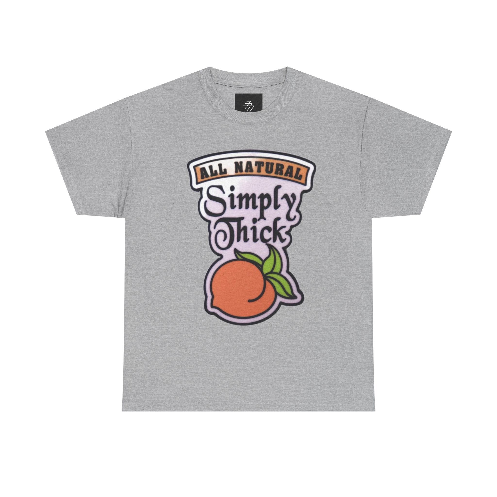 Simply Chicks 'All Natural' Peach Graphic Tee