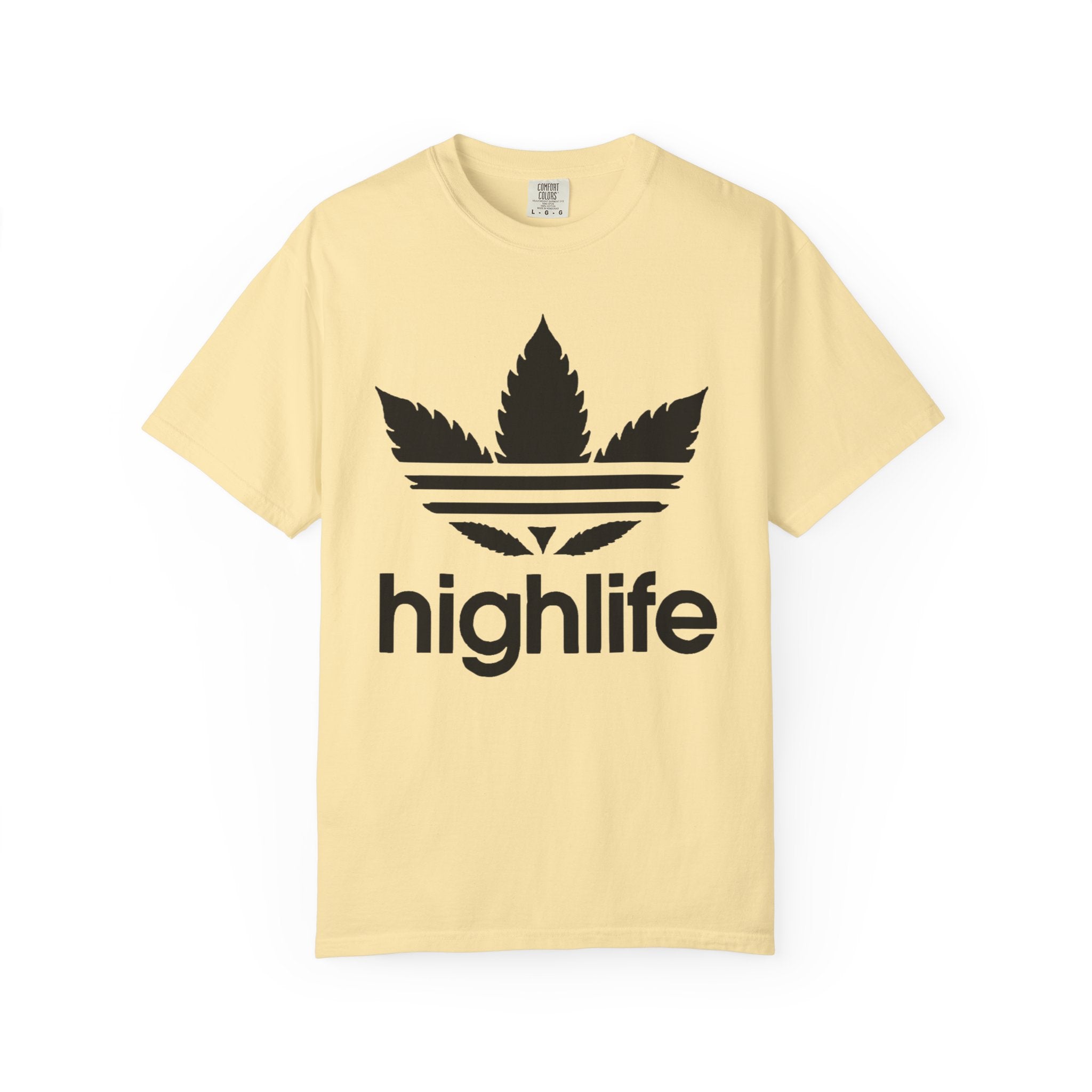 Highlife Leaf Logo T-Shirt | Cannabis Graphic Tee, Streetwear