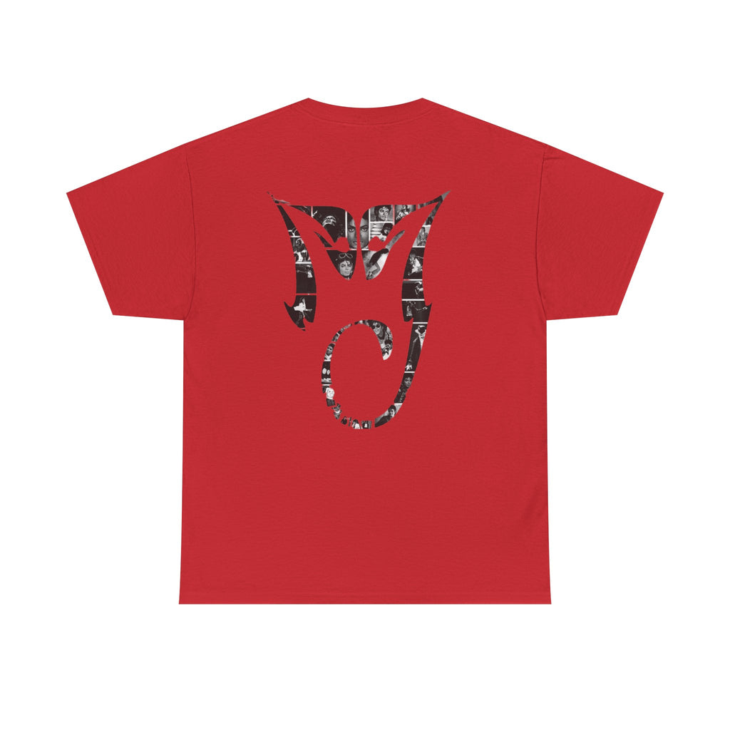 Red Jacket Portrait Tee | MJ Monogram Back Print